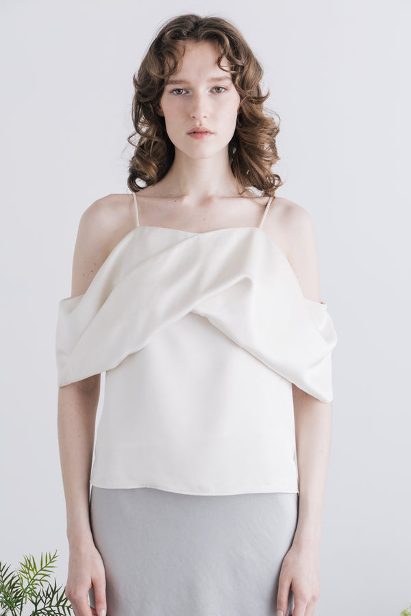 Ceintuur Satin Top
