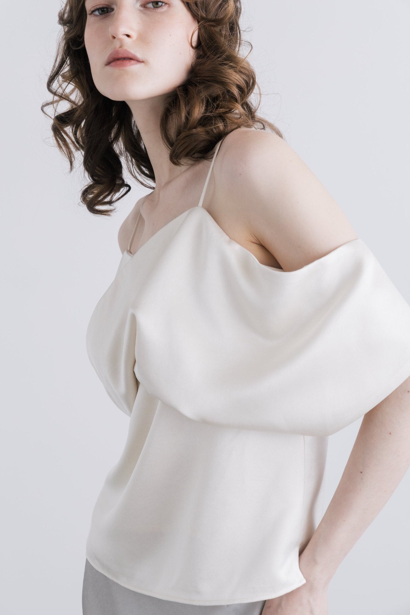 Ceintuur Satin Top