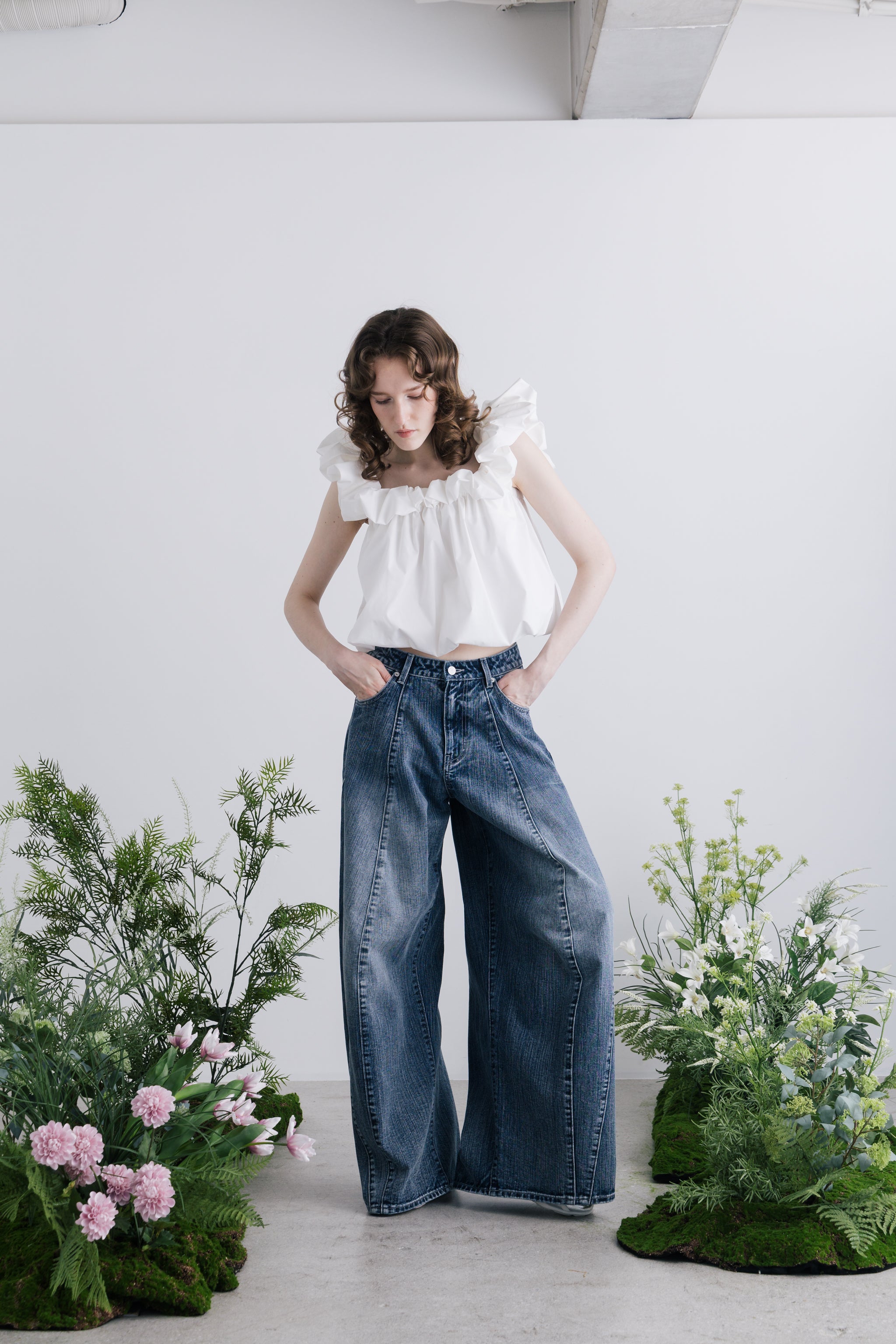 Santorini Denim Pants (new color)