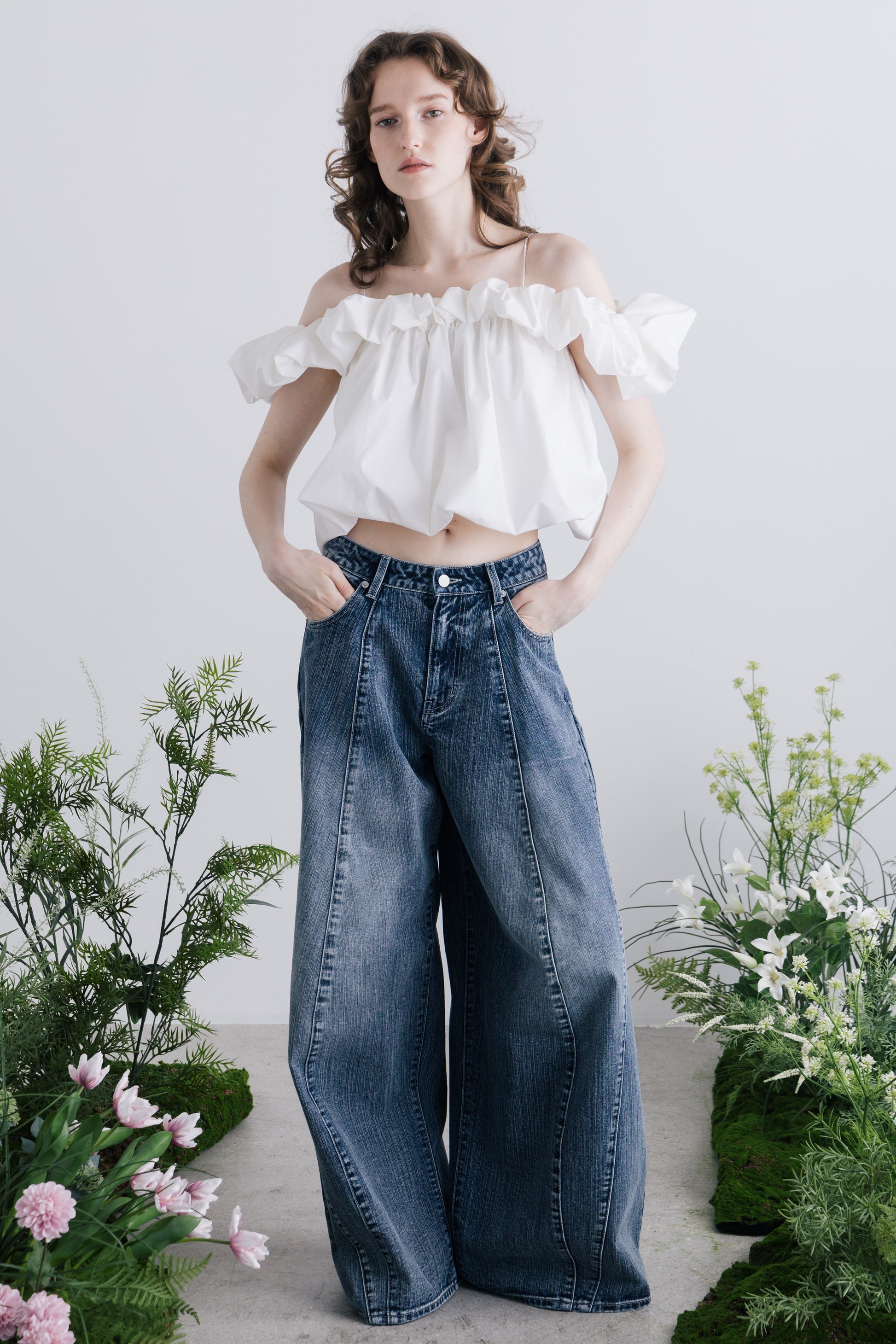 Santorini Denim Pants (new color)