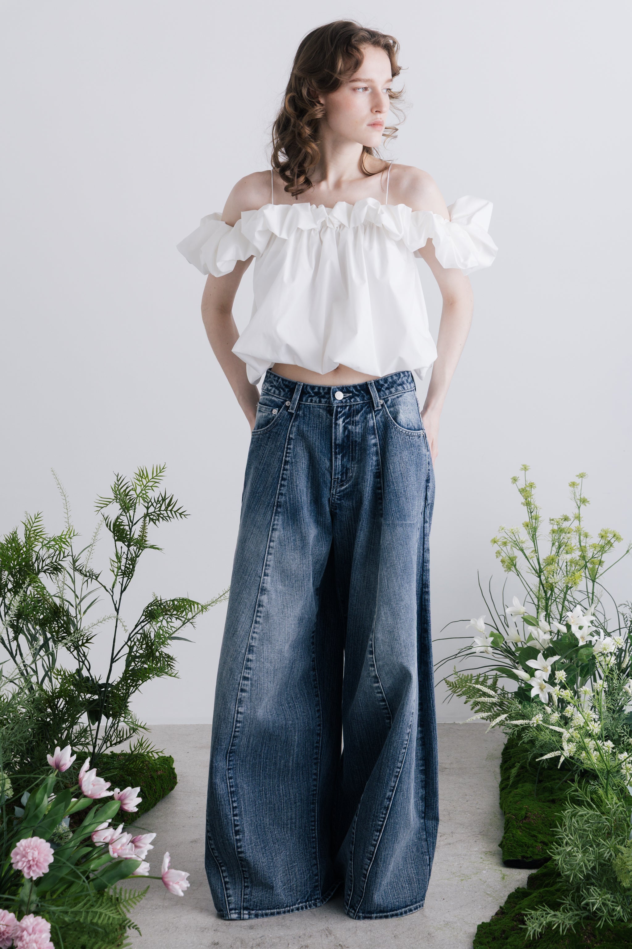 Santorini Denim Pants (new color)