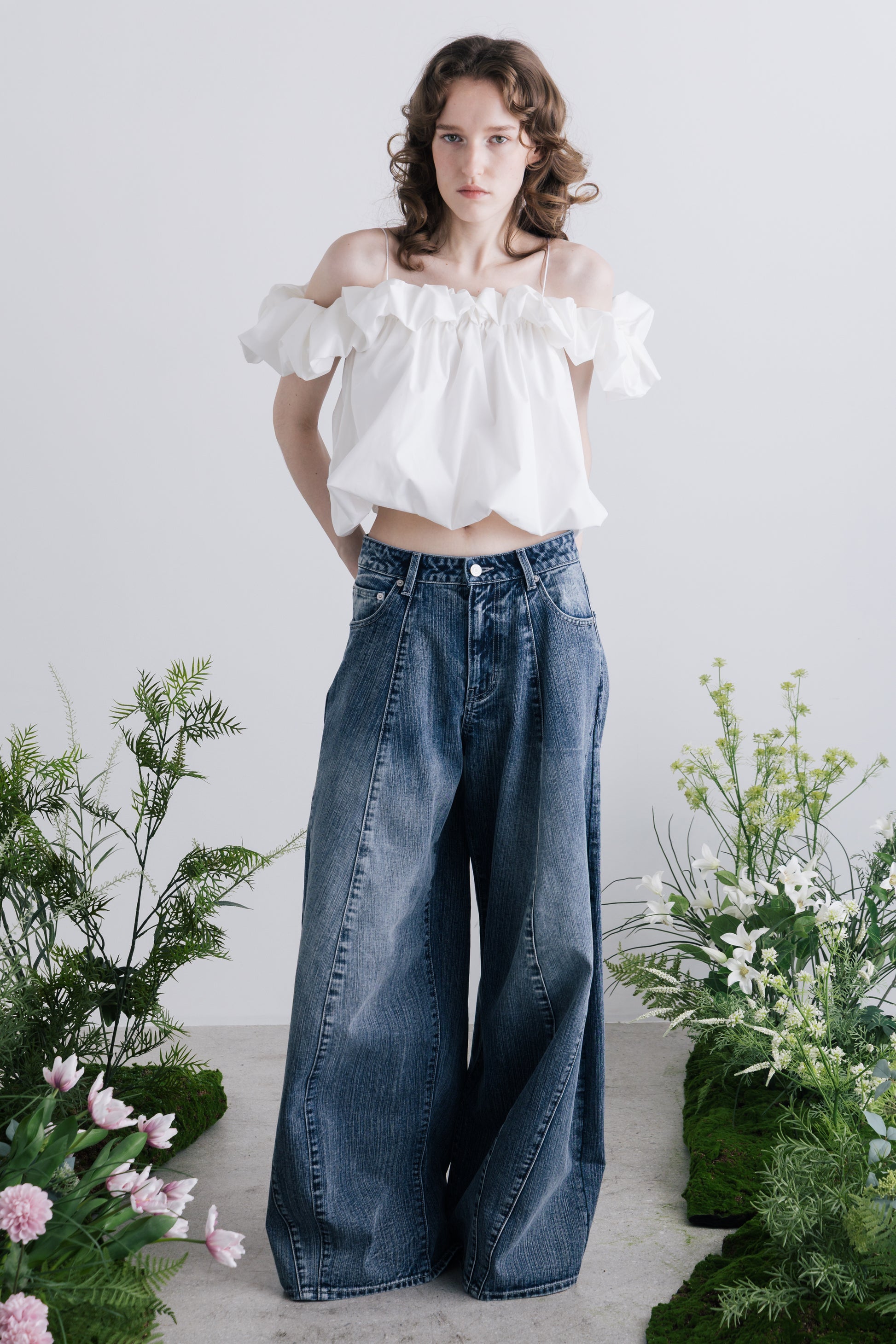Santorini Denim Pants (new color)