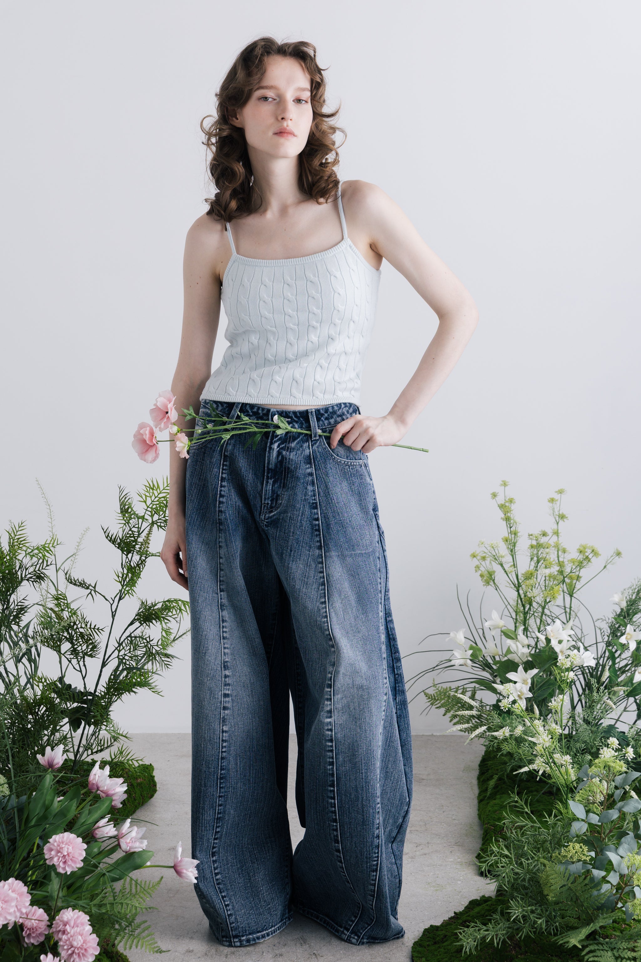 Santorini Denim Pants (new color)