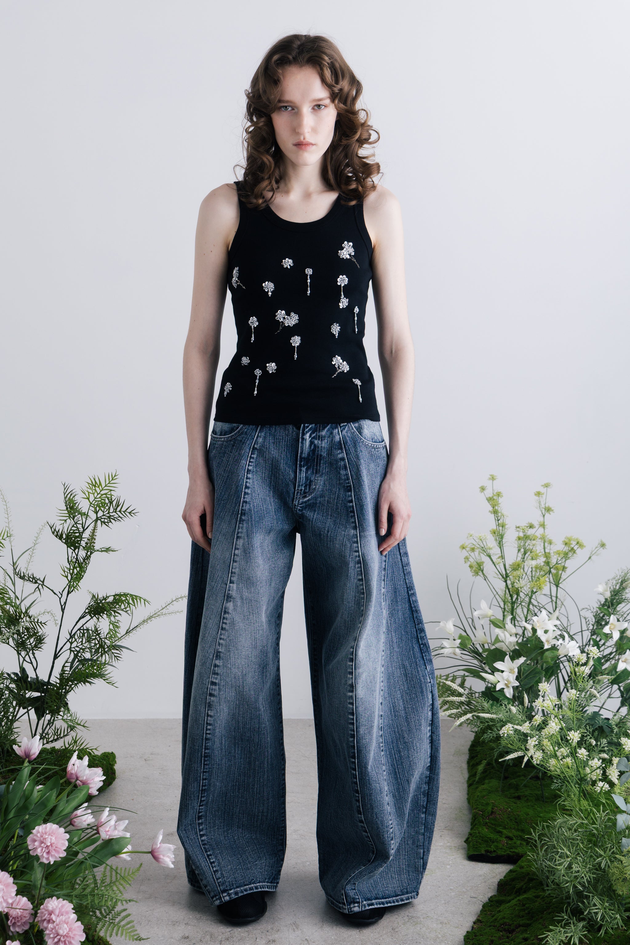 Santorini Denim Pants (new color)