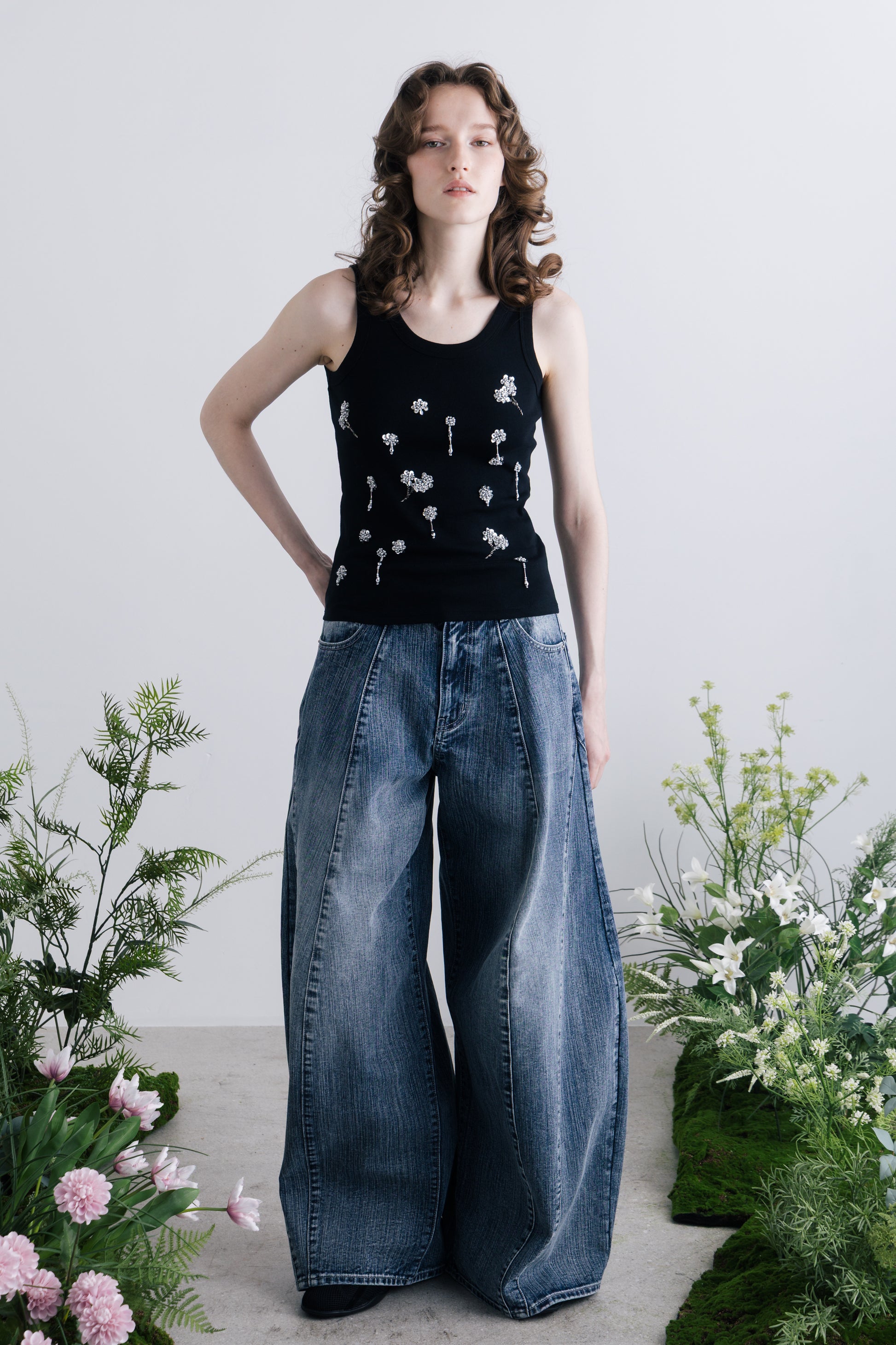 Santorini Denim Pants (new color)
