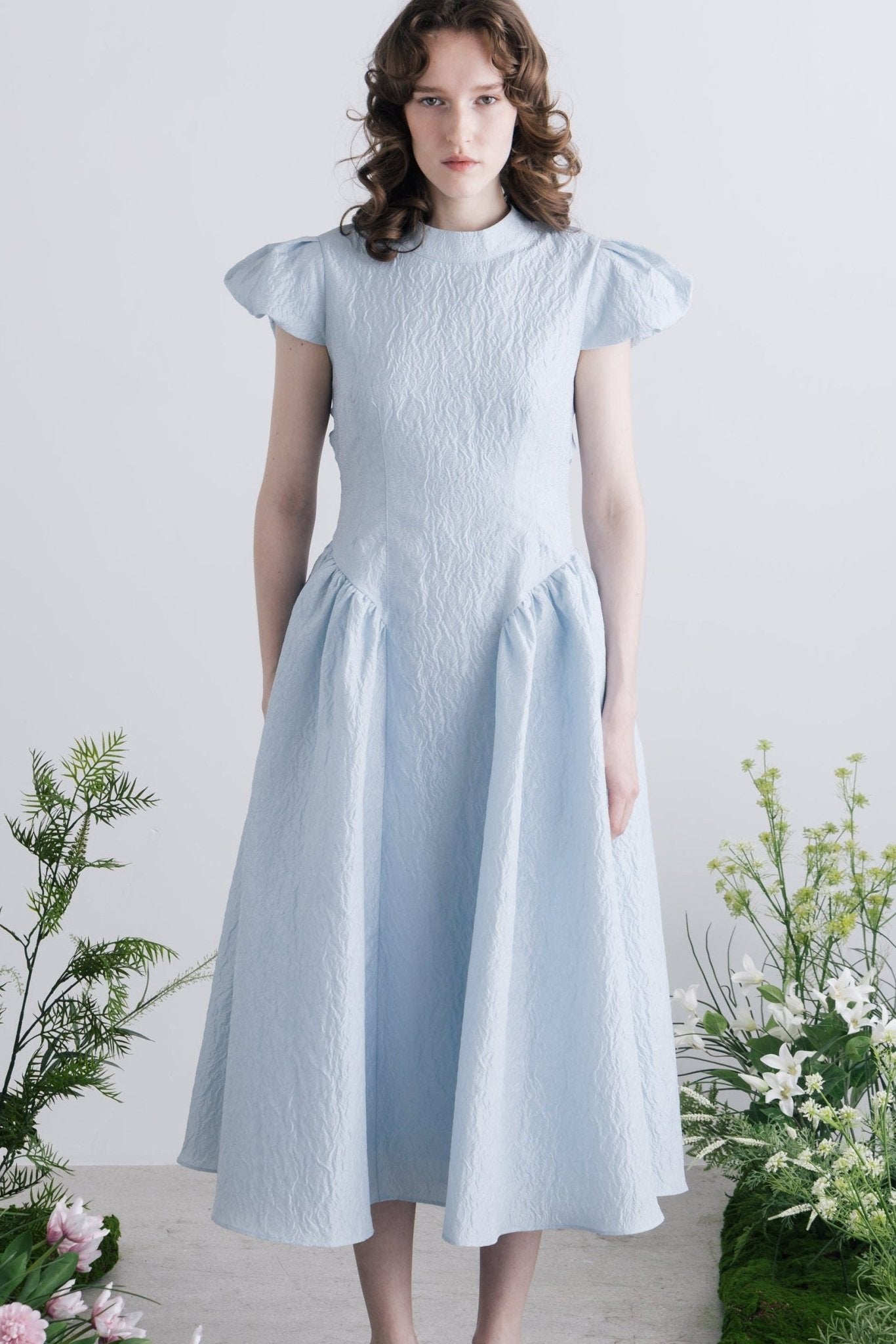 Peony Back Open Dress
