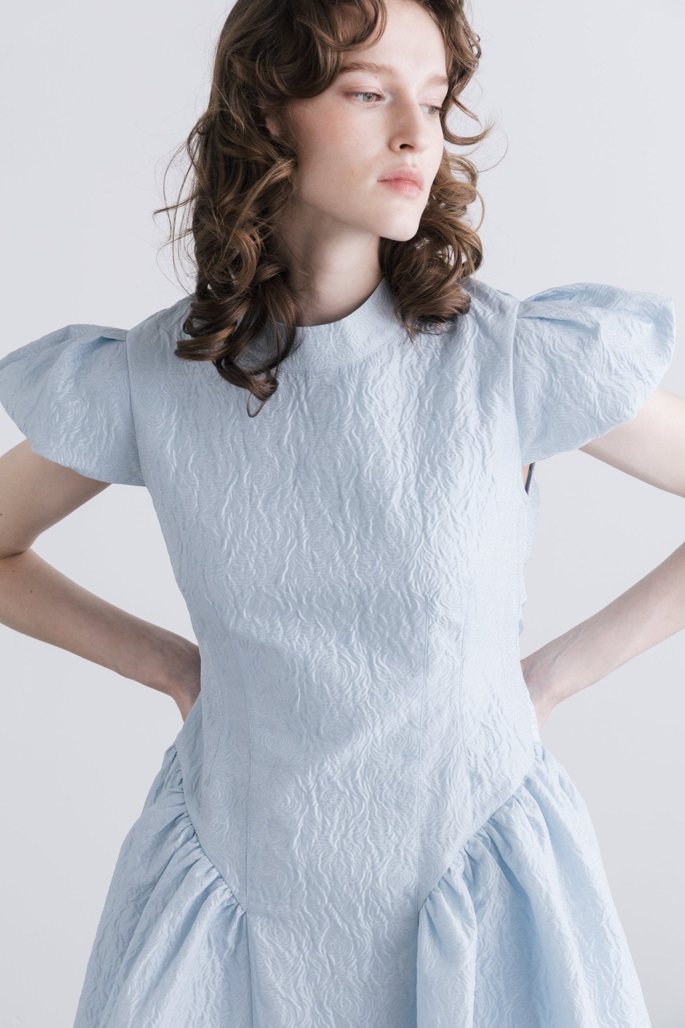 Peony Back Open Dress