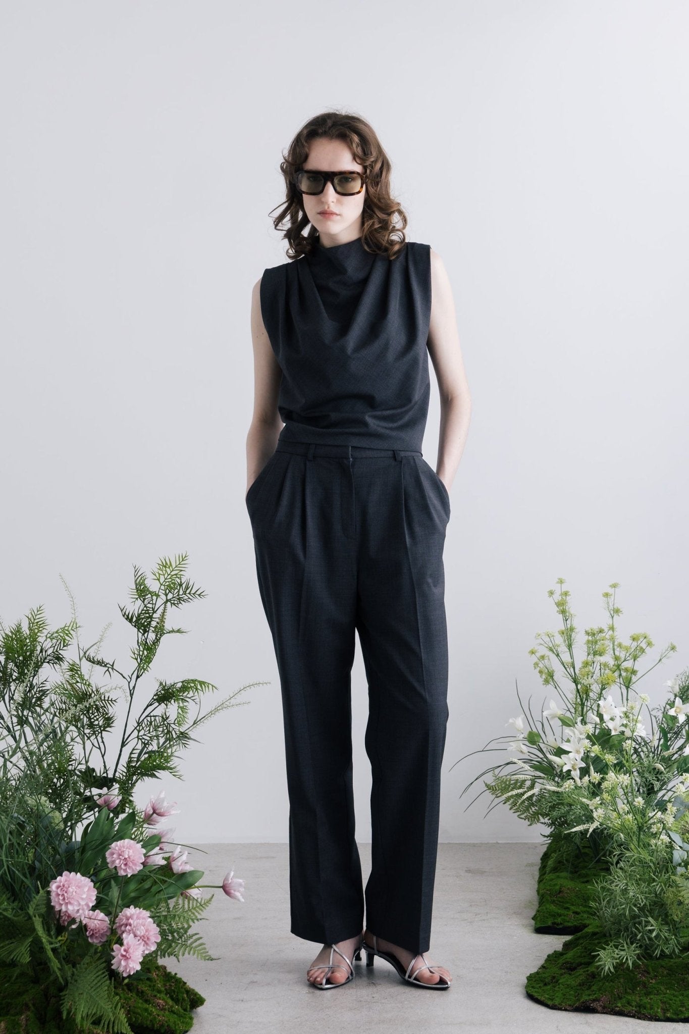 Negen Drape Top
