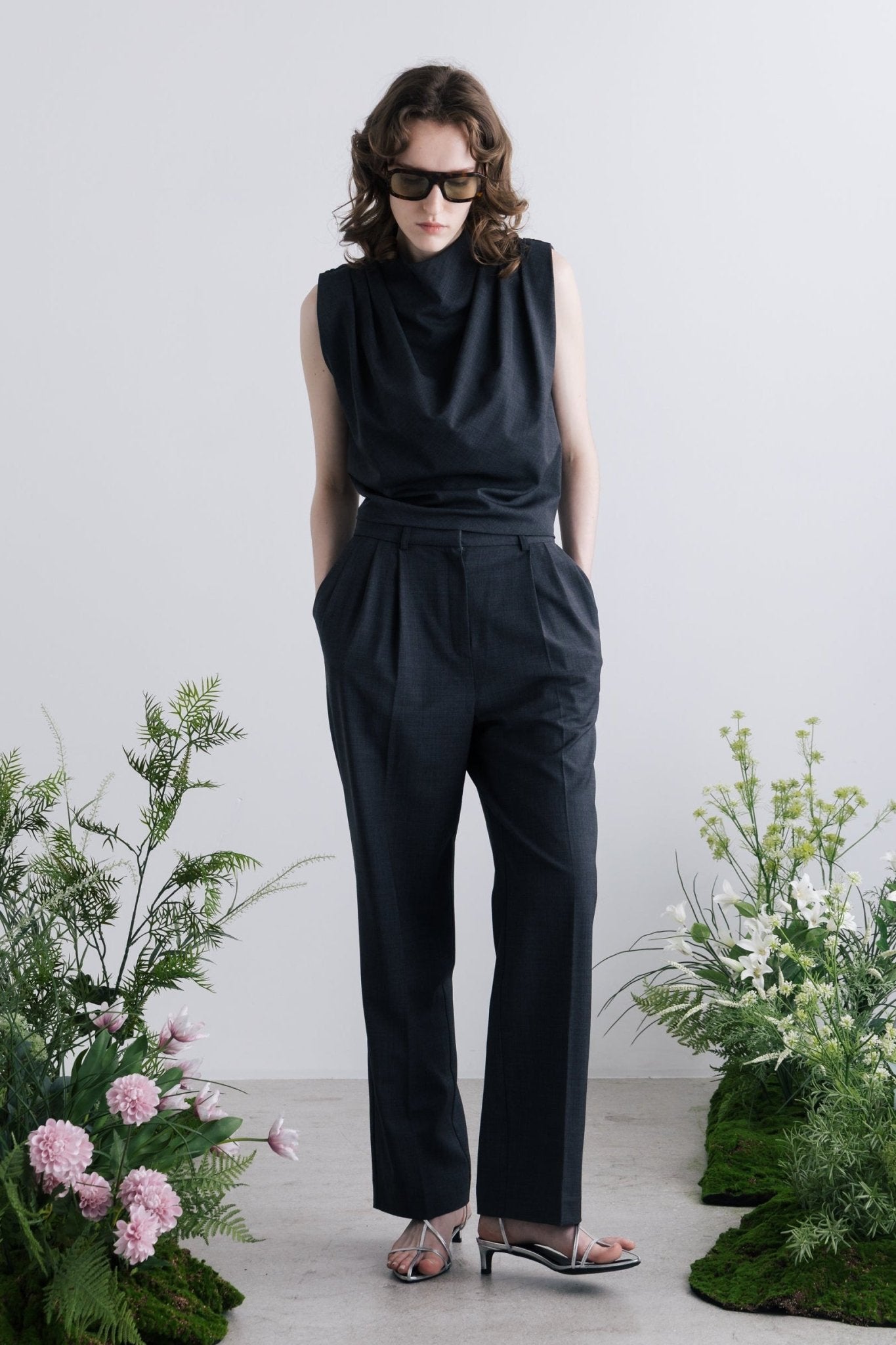 Negen Drape Top