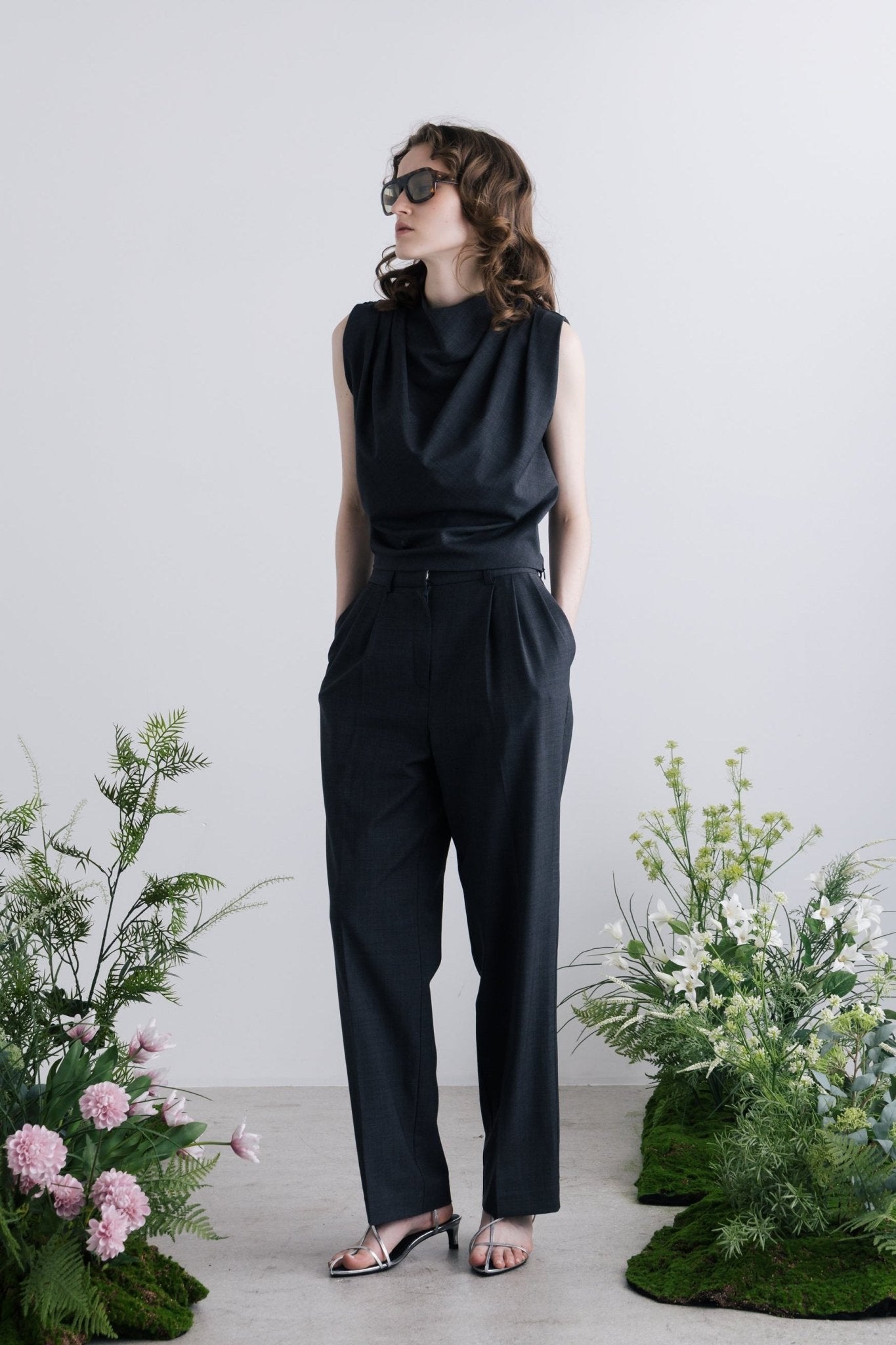 Negen Drape Top