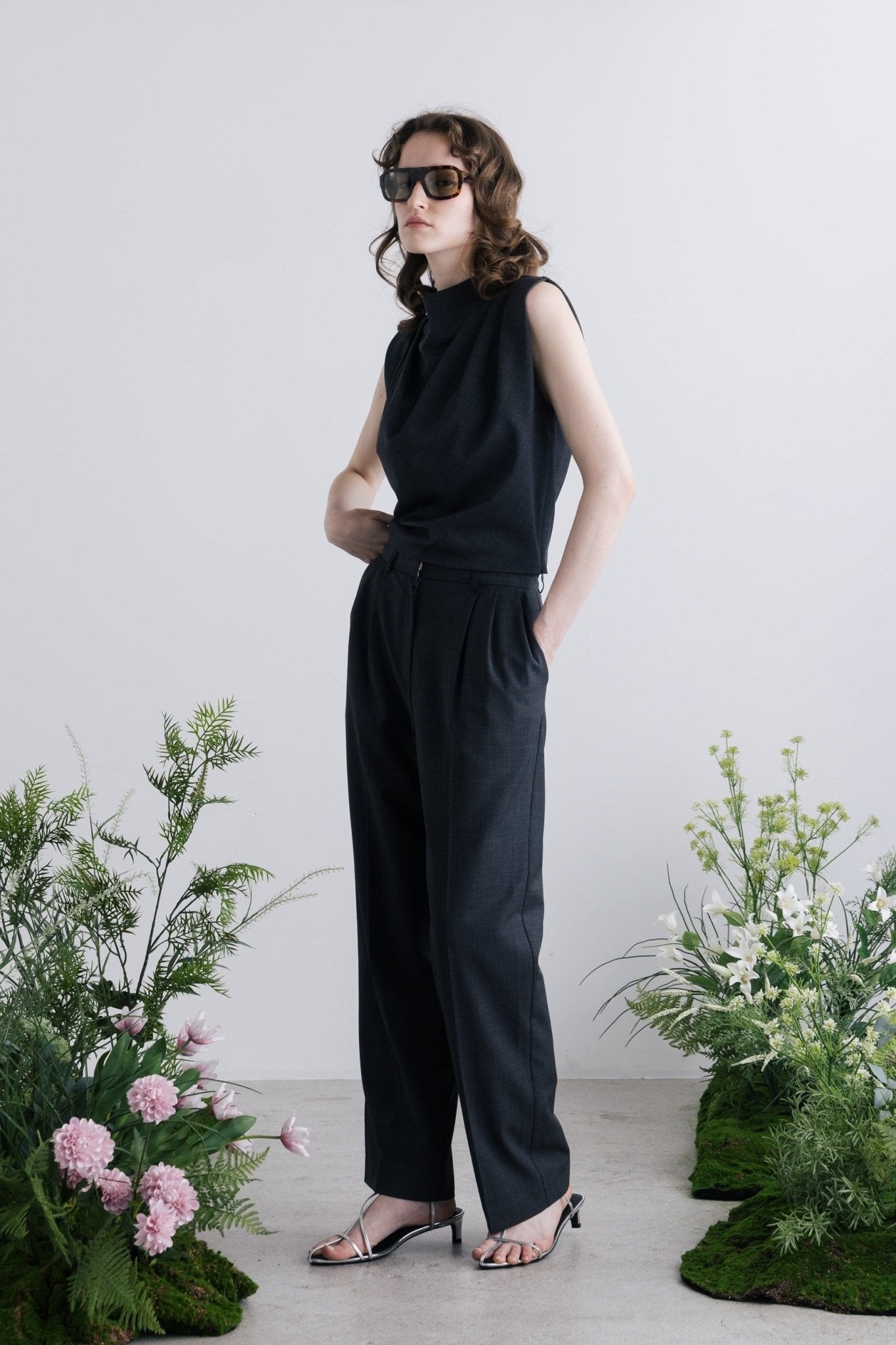 Negen Drape Top