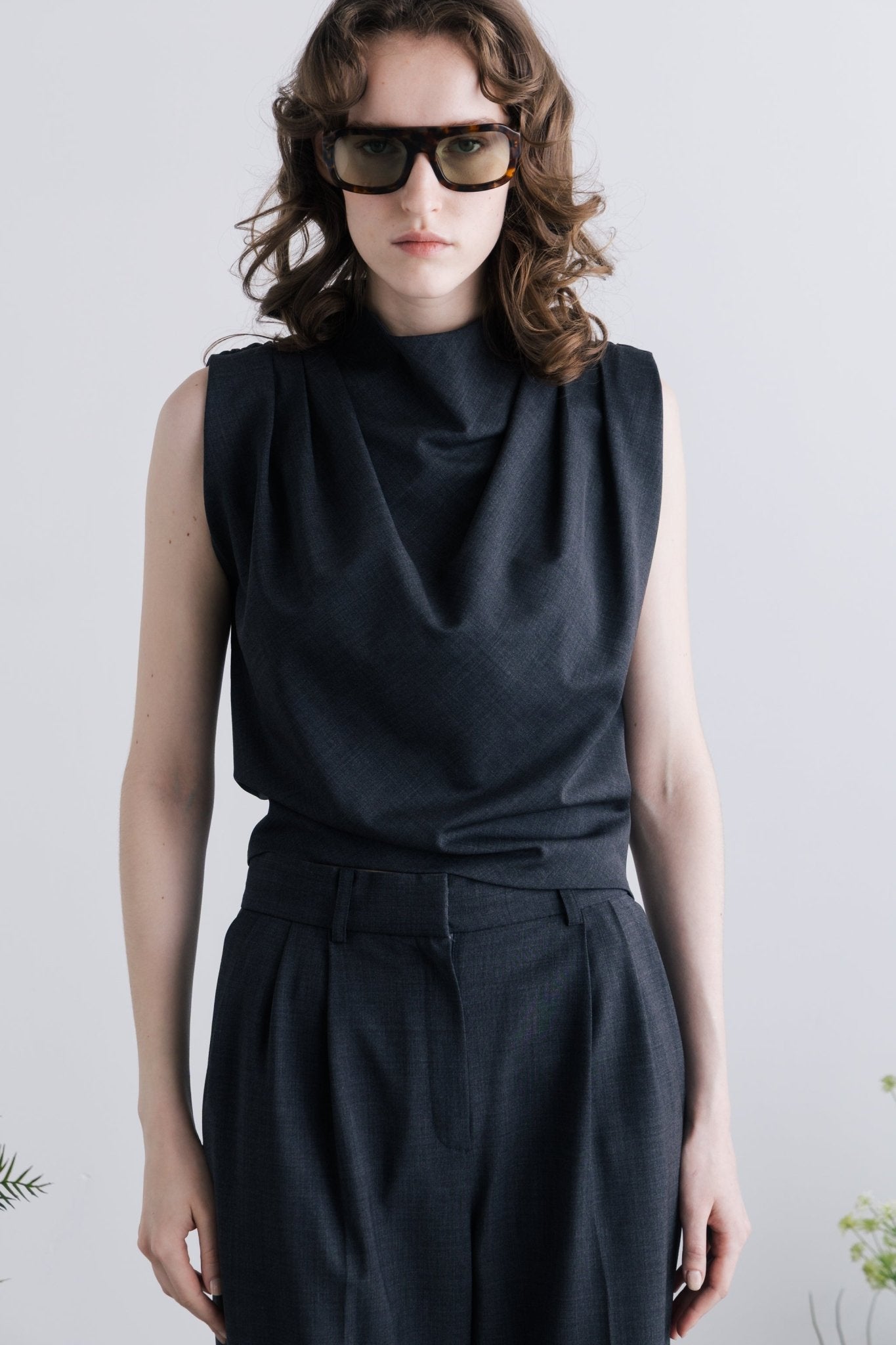 Negen Drape Top