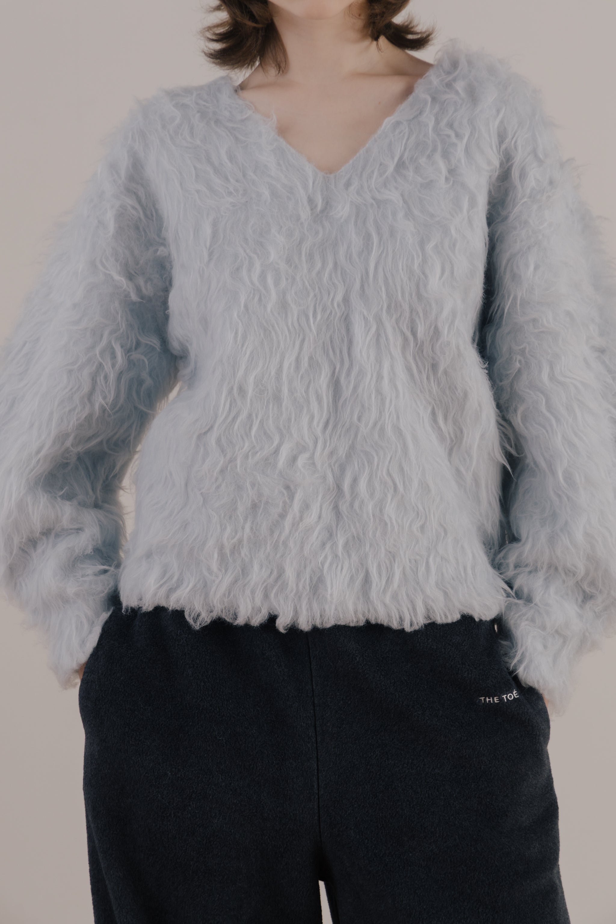 Eltz Shaggy Vneck Knit