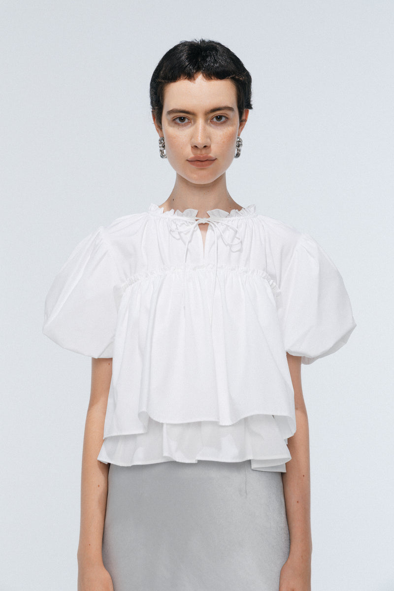 Porto Puff Blouse