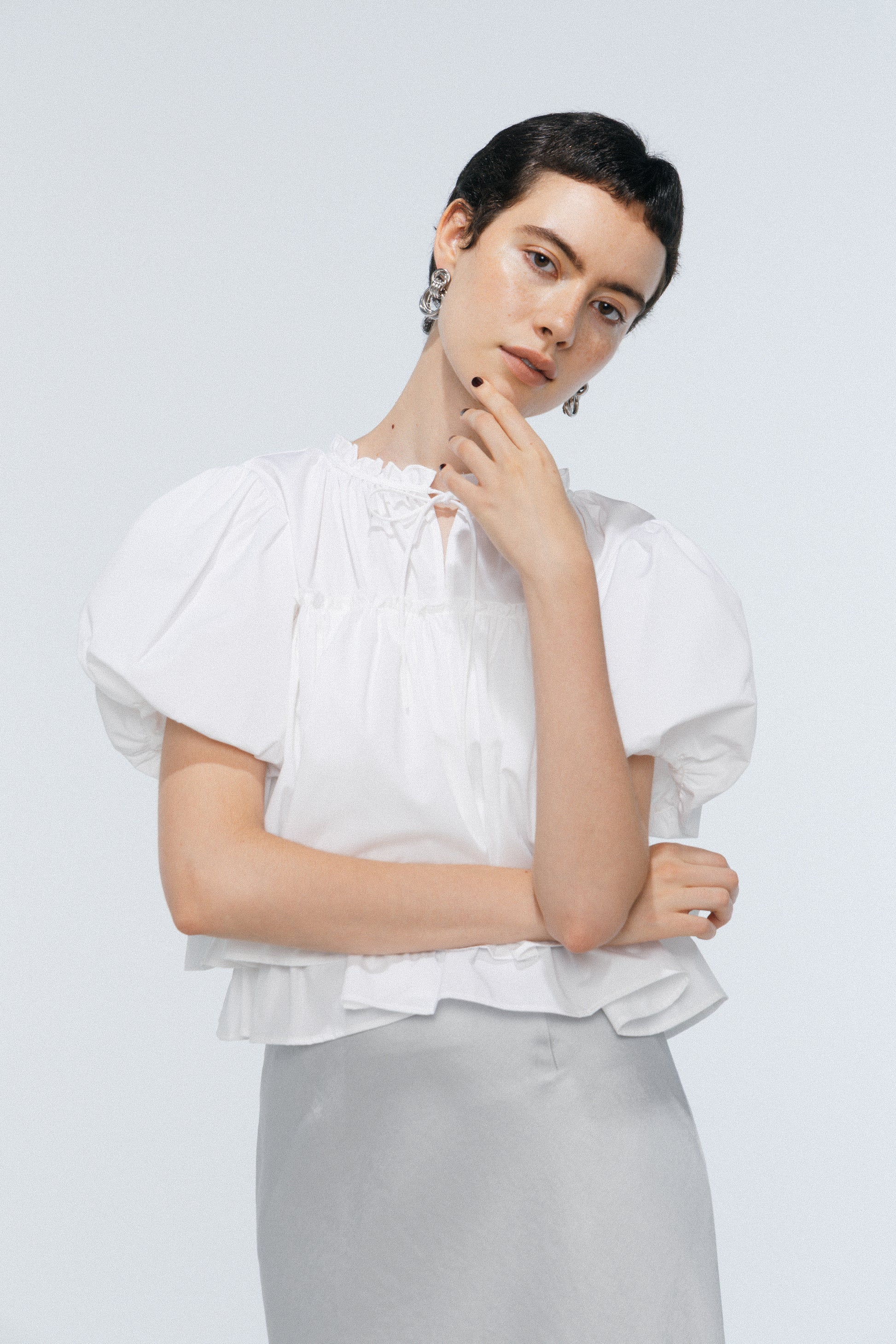 Porto Puff Blouse