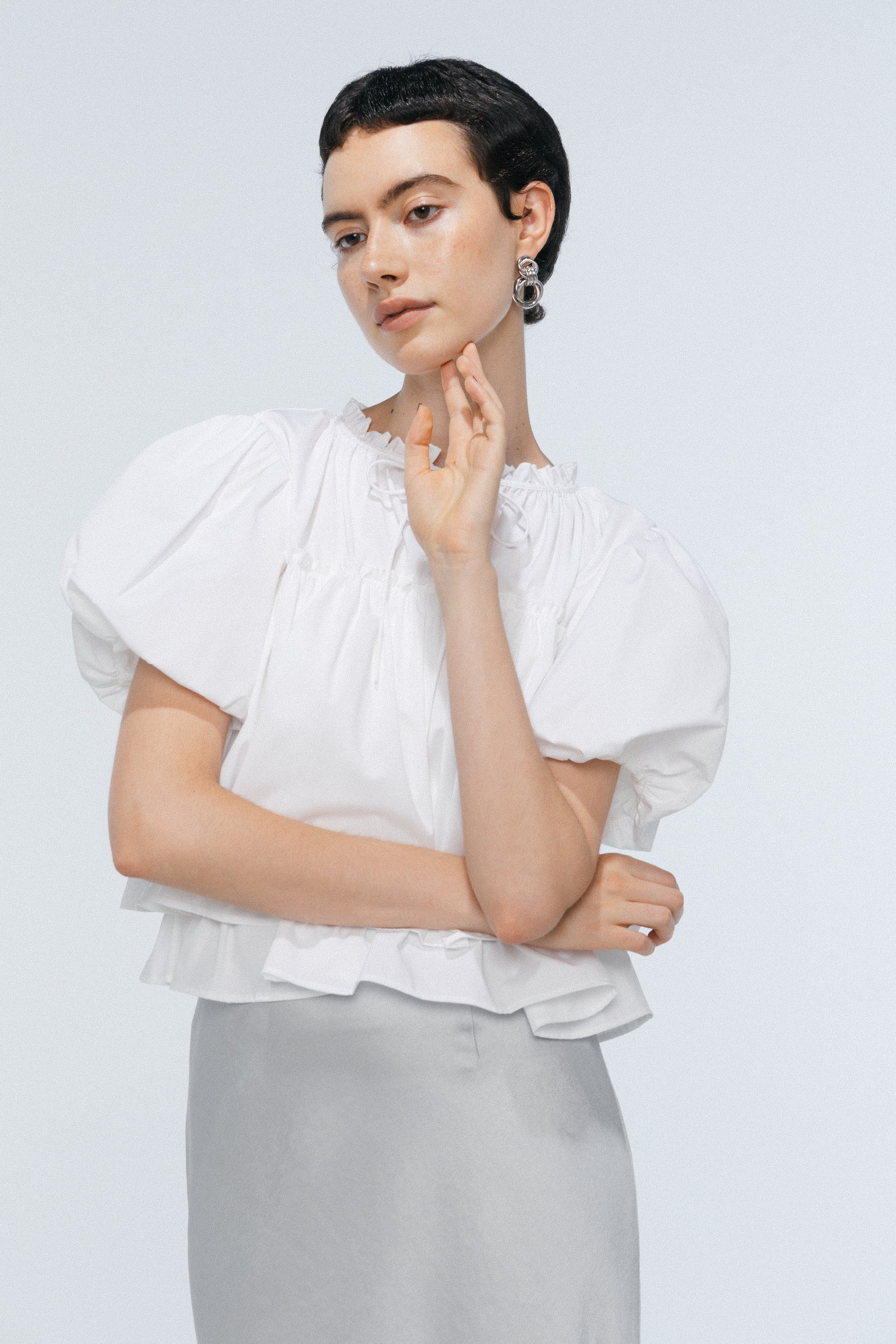 Porto Puff Blouse