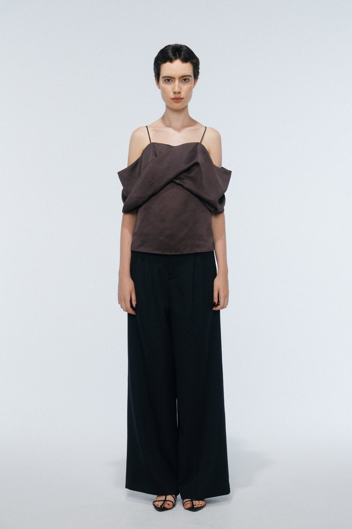 Ceintuur Satin Top
