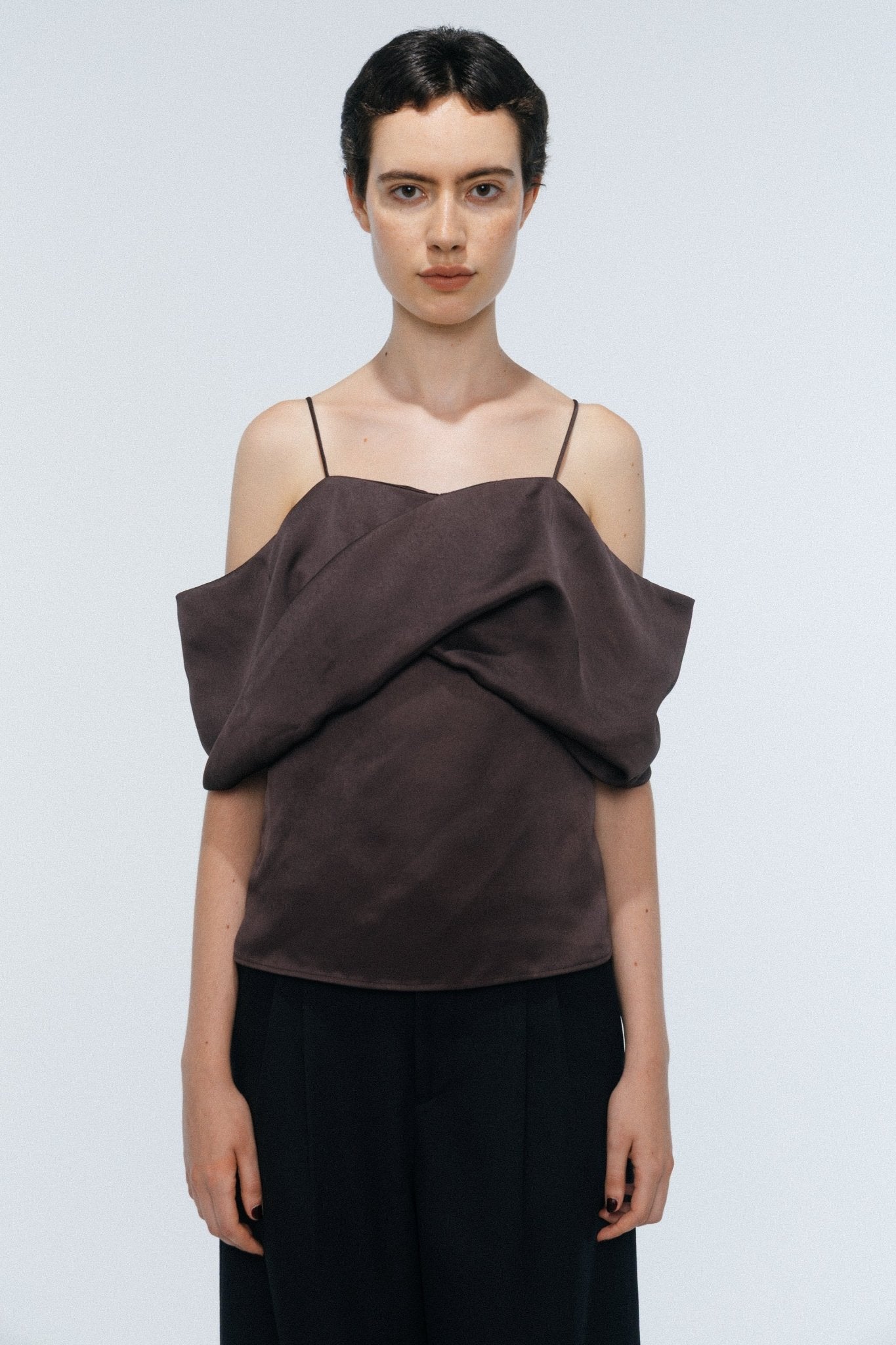Ceintuur Satin Top