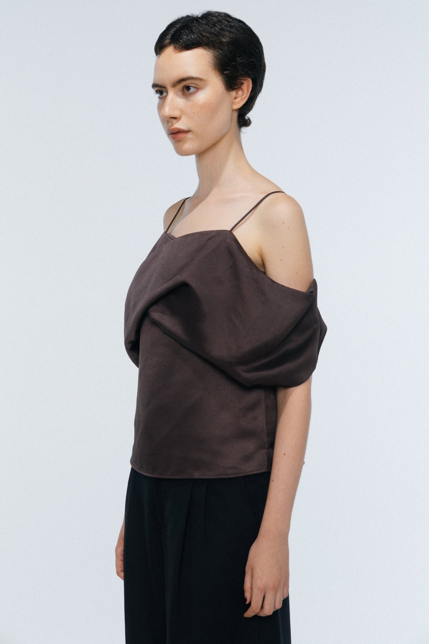 Ceintuur Satin Top