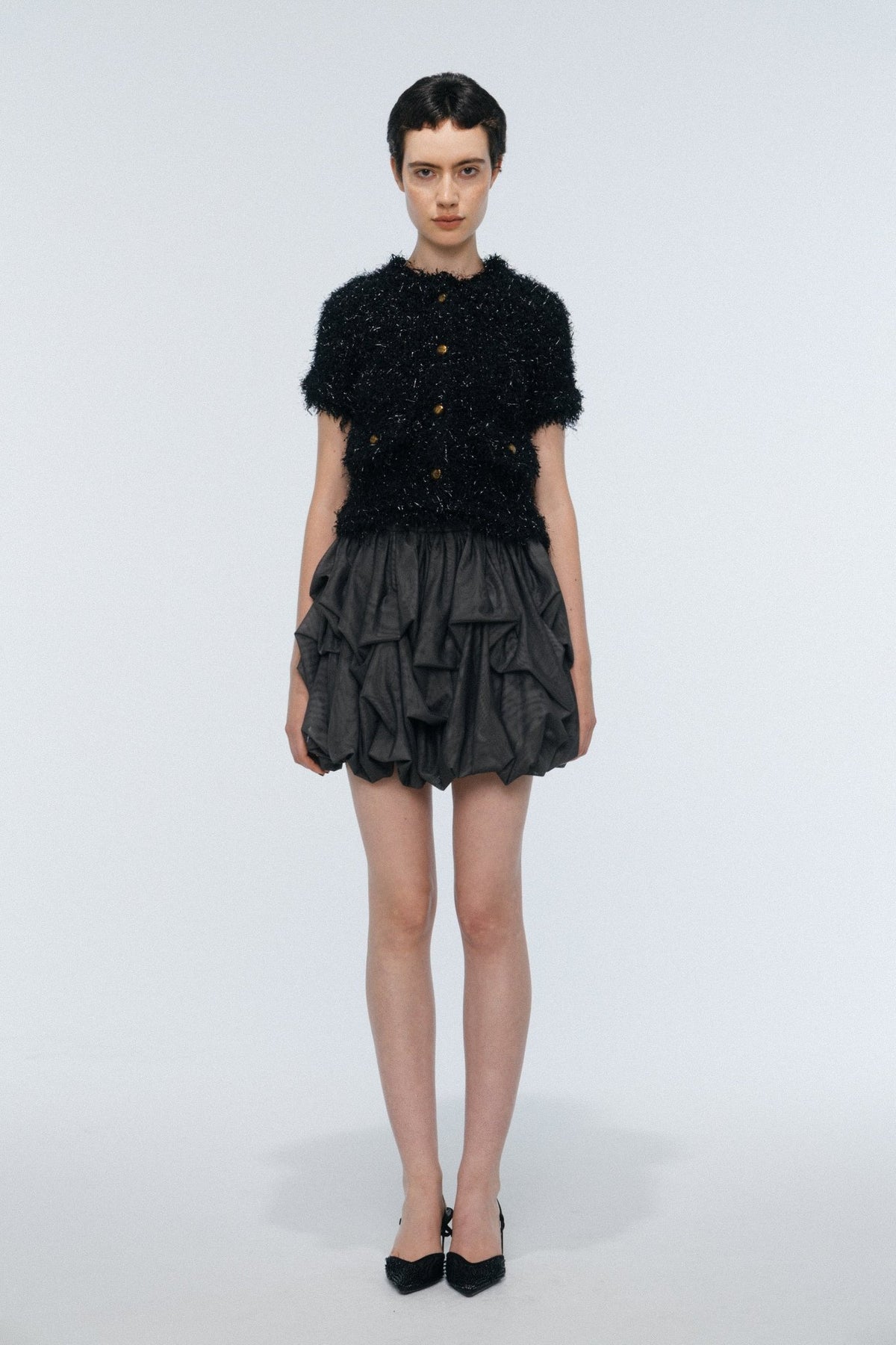 Iris Tulle Mini Skirt
