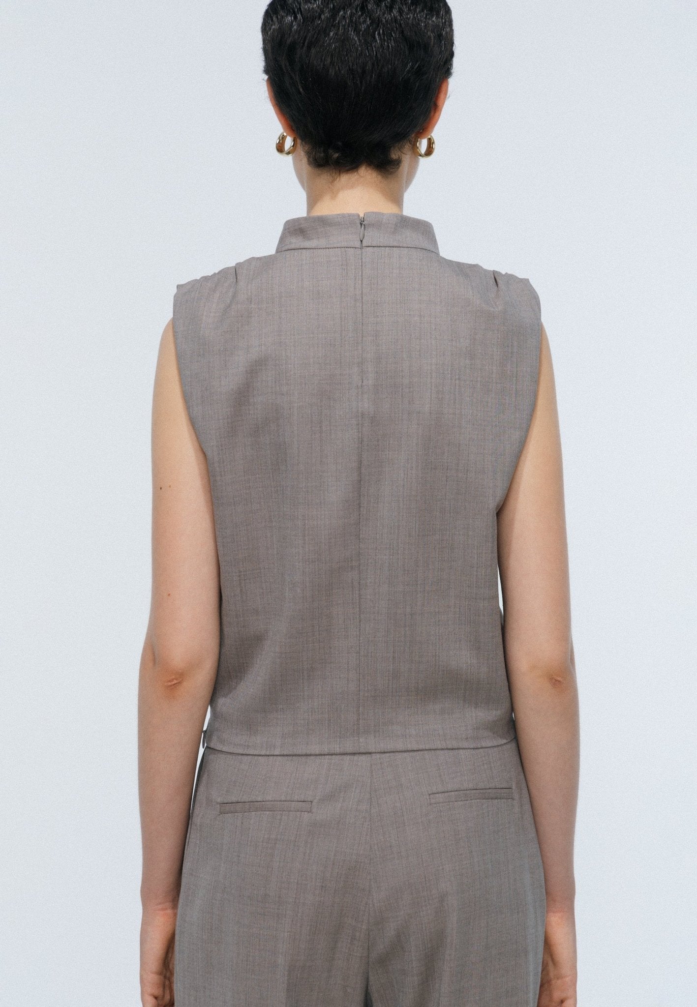 Negen Drape Top