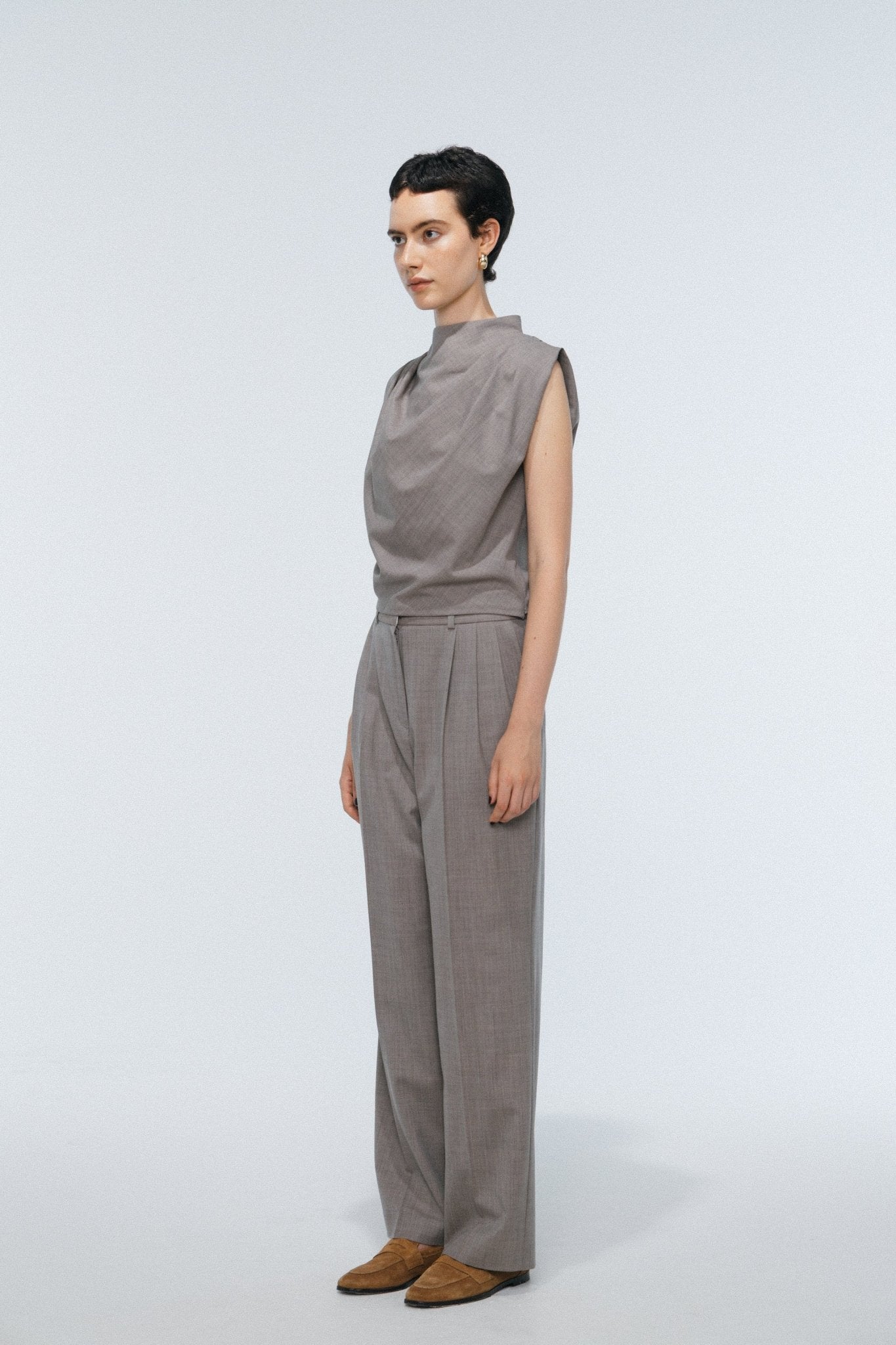 Negen Drape Top
