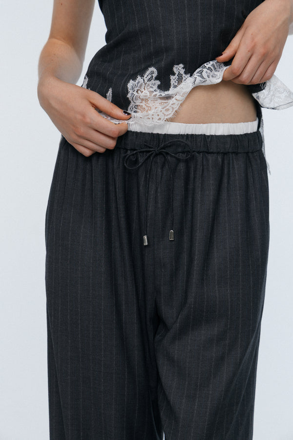Loosdrecht Double Belt Pants