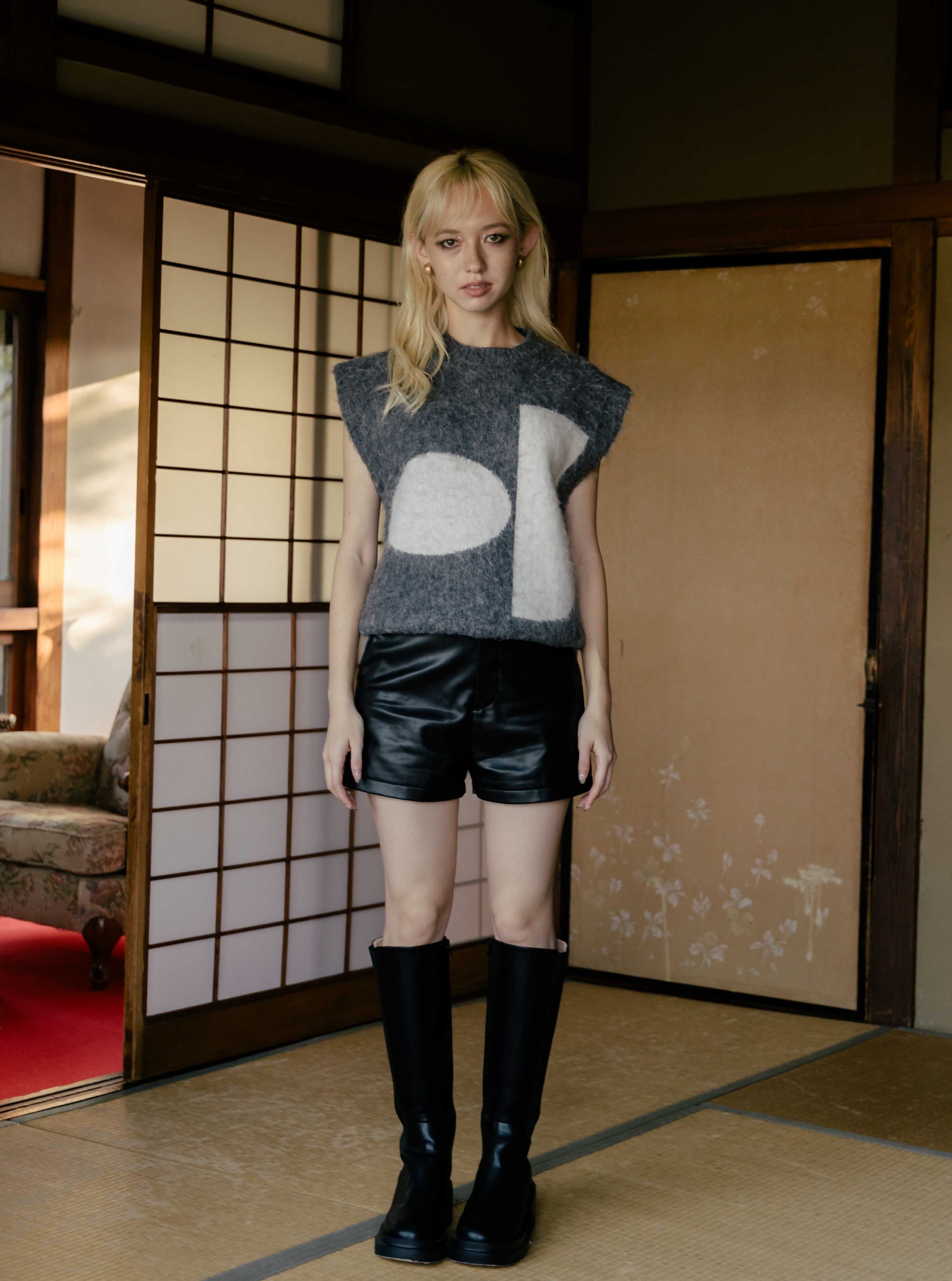 Oxford Leather Pants