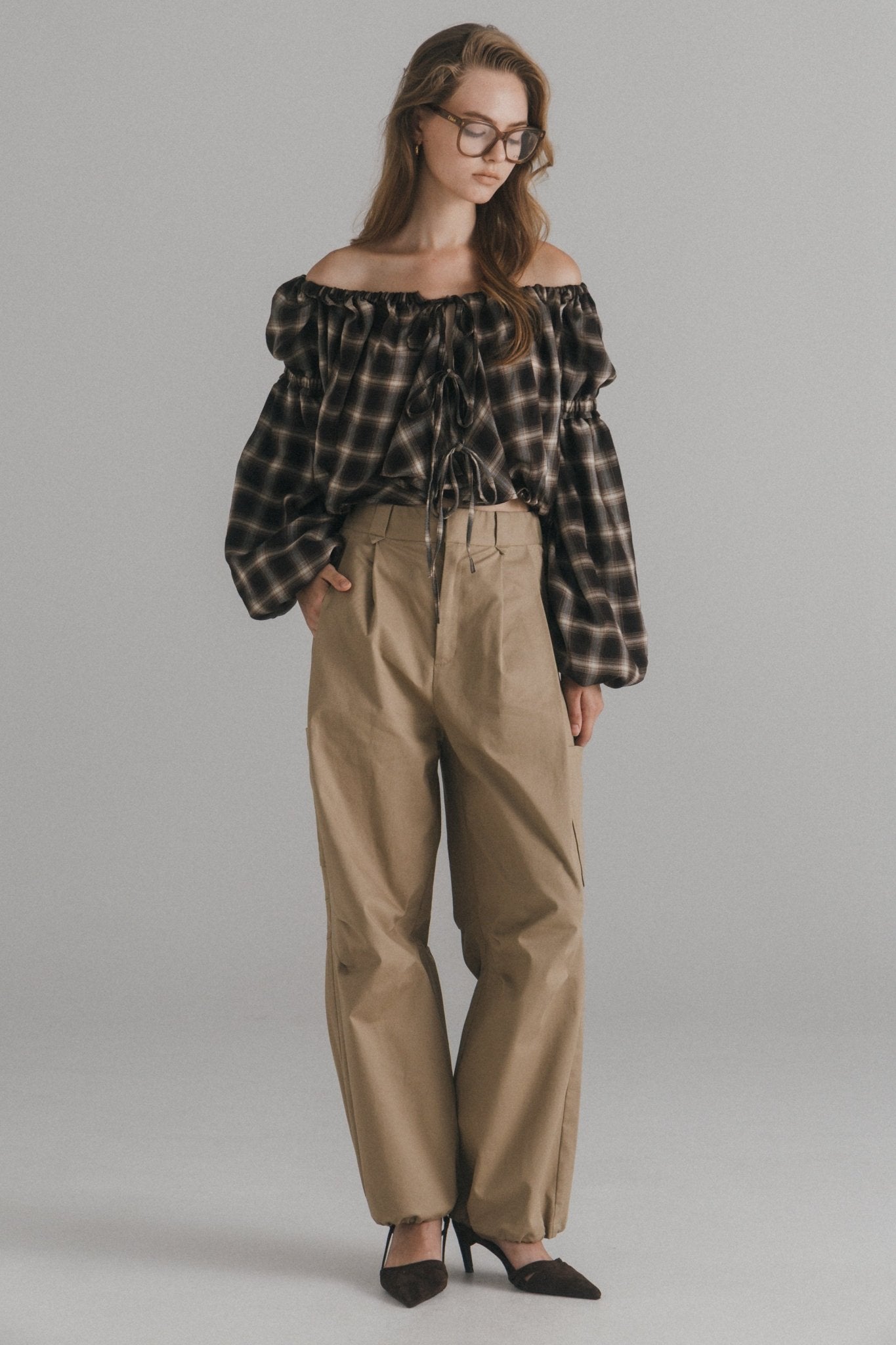 Porvoo Plaid Blouse