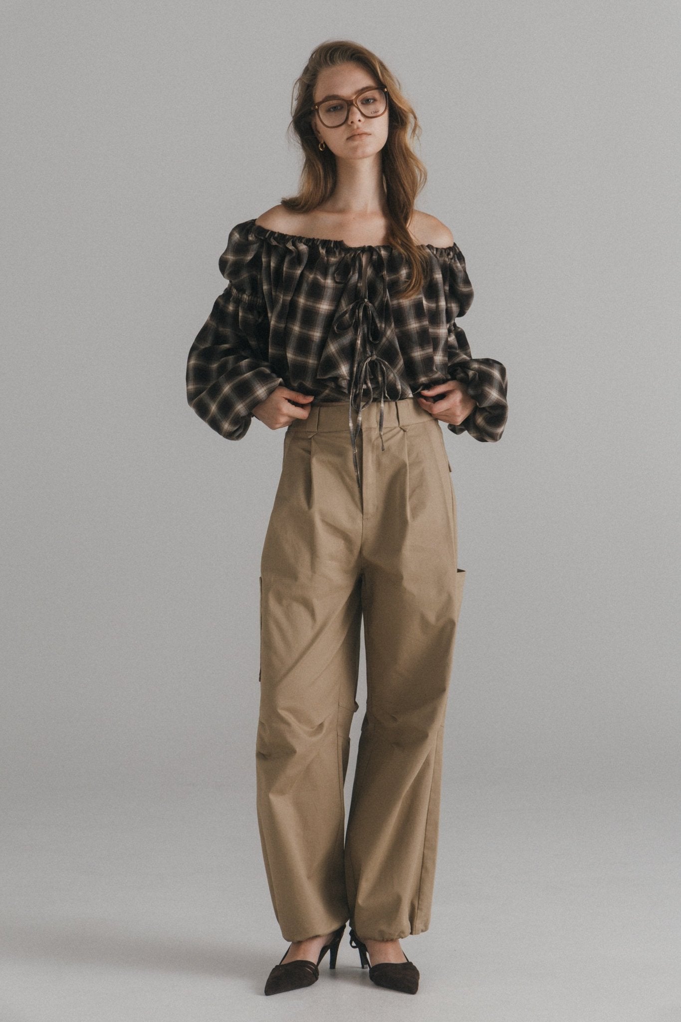 Porvoo Plaid Blouse