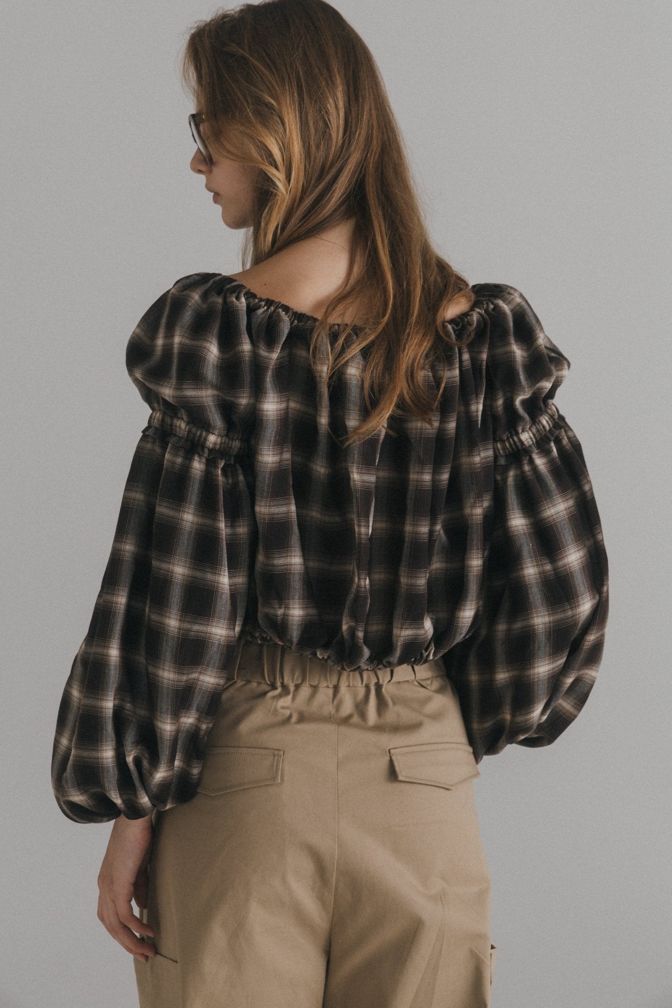 Porvoo Plaid Blouse