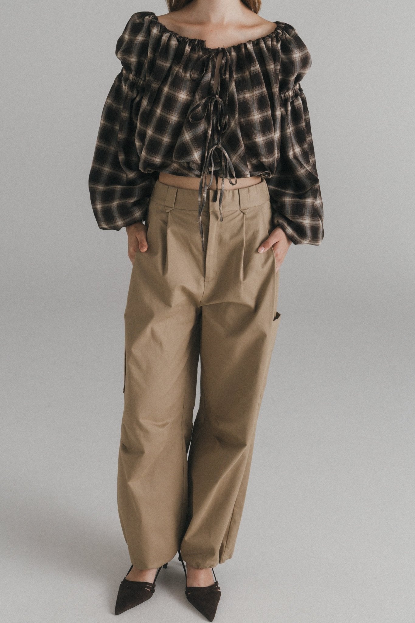 Porvoo Plaid Blouse
