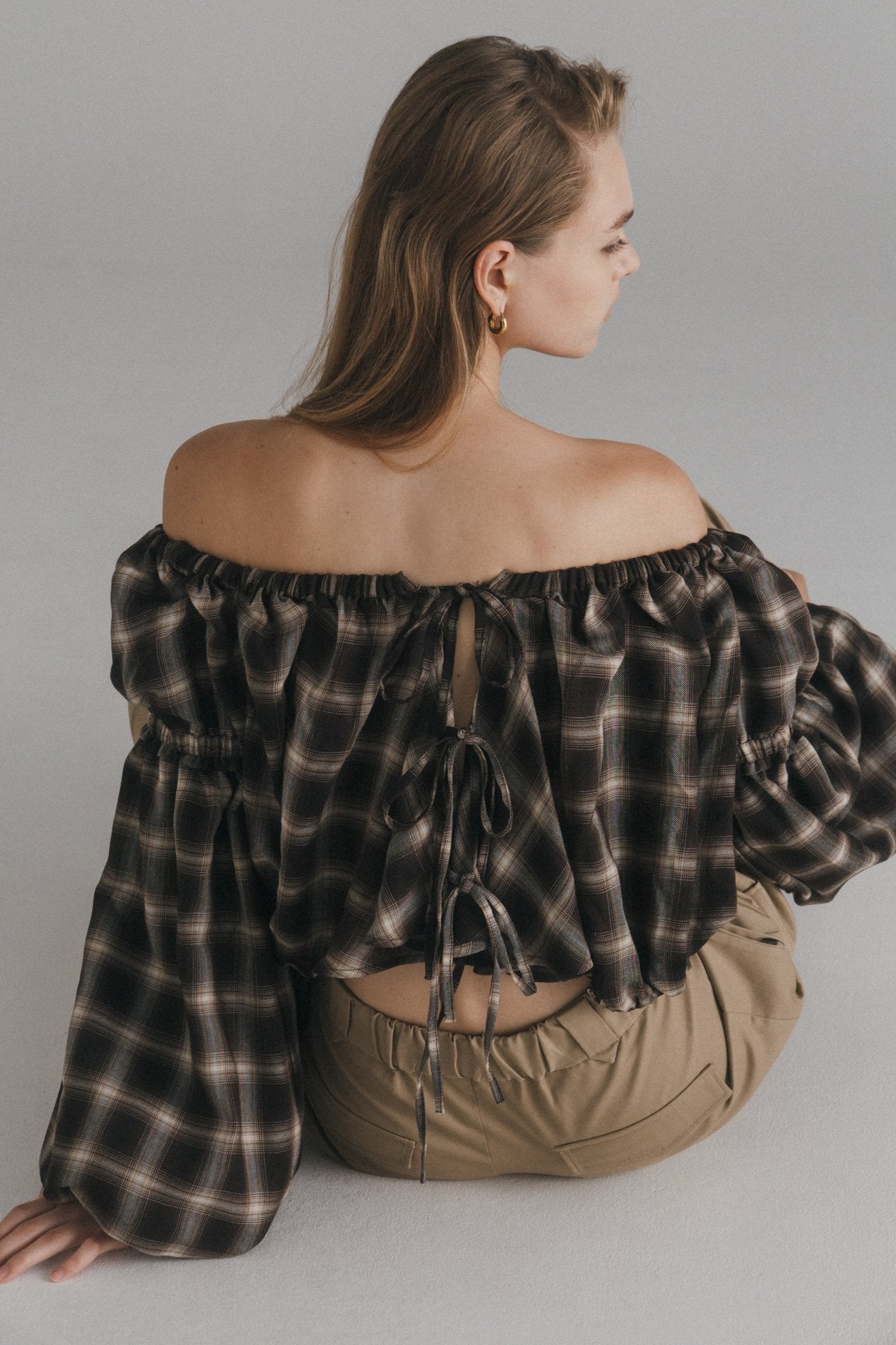Porvoo Plaid Blouse