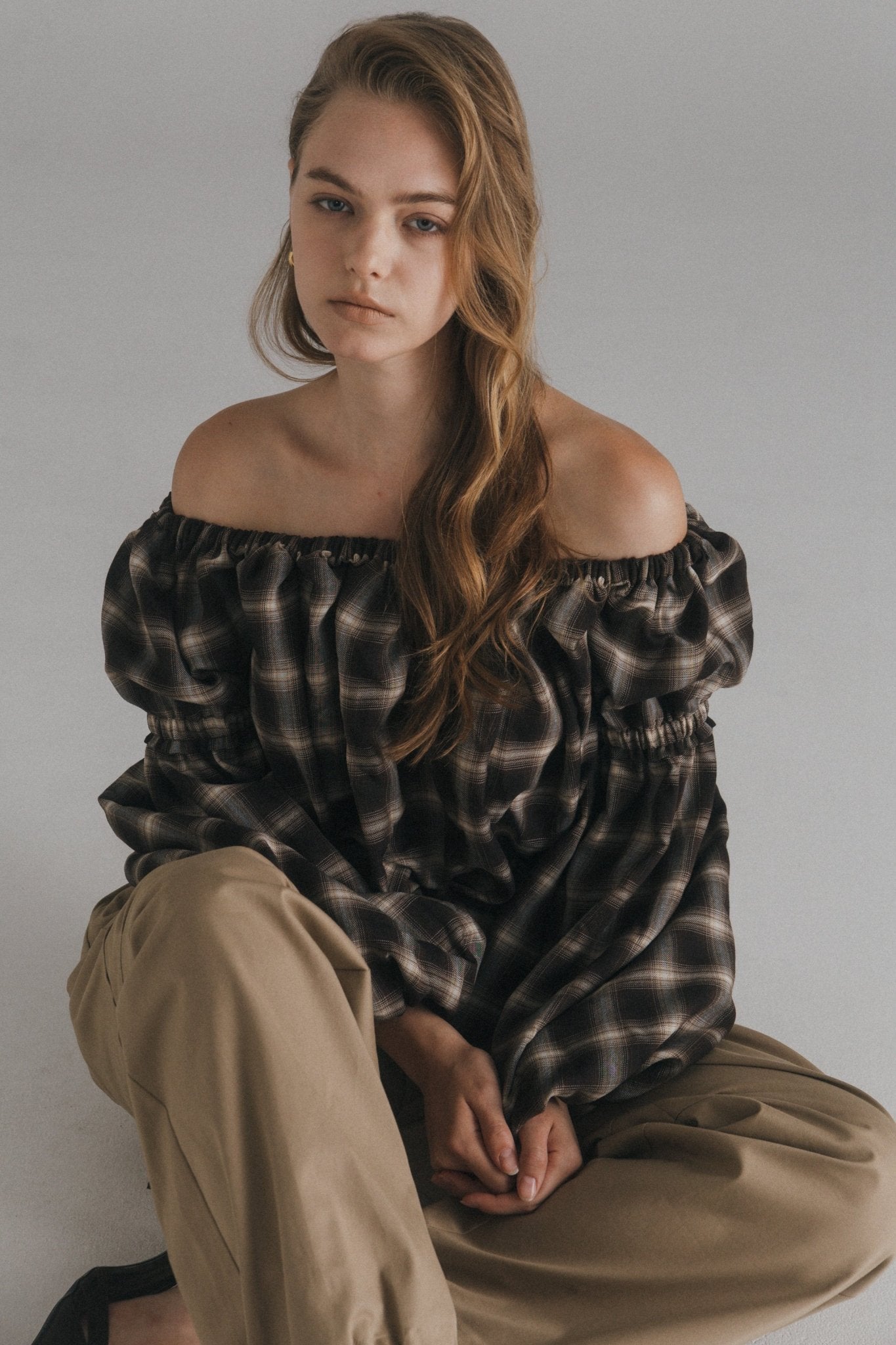 Porvoo Plaid Blouse