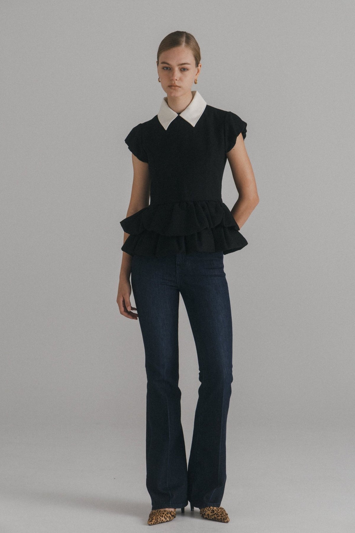 Leopold Peplum Top