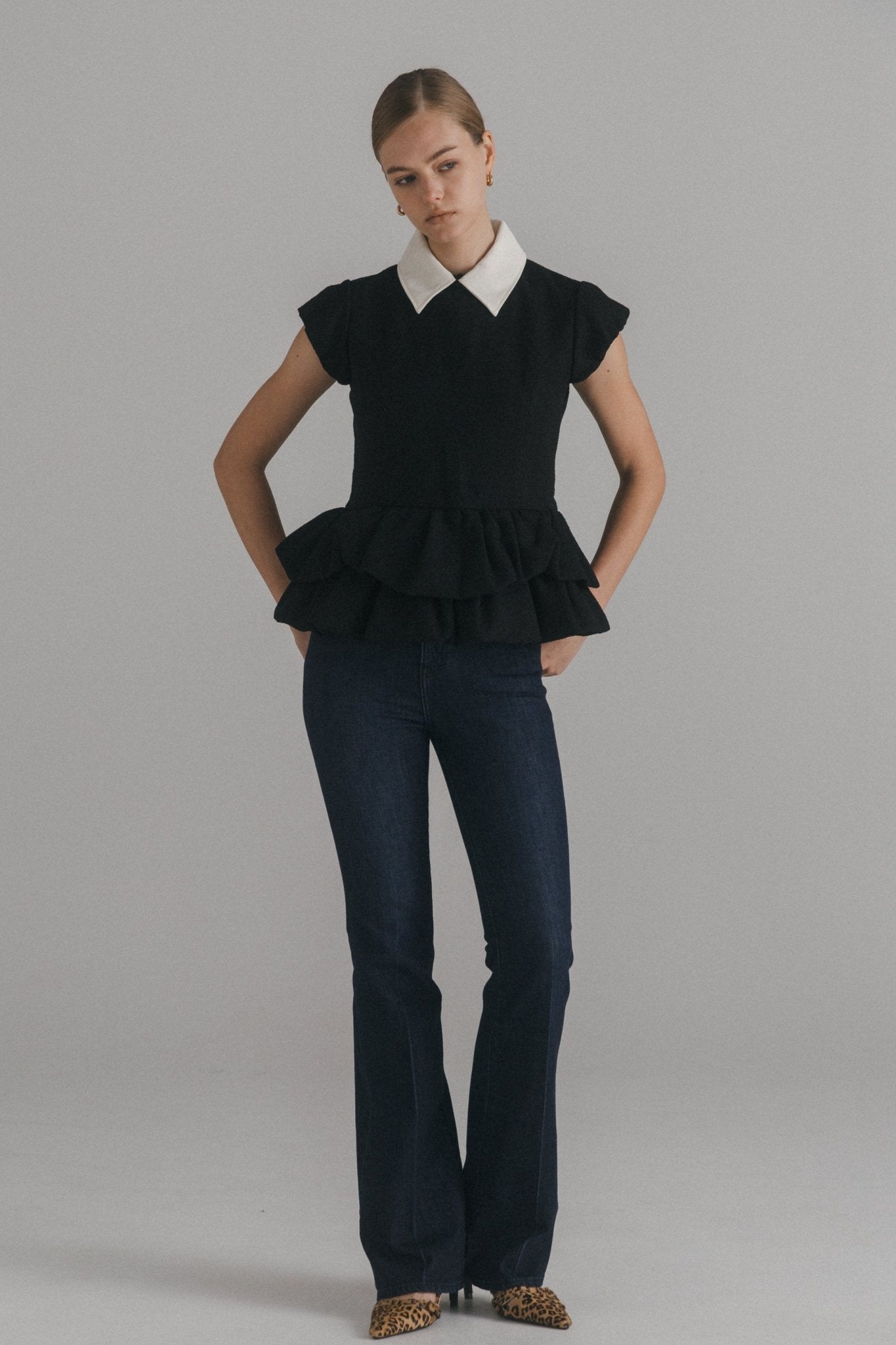 Leopold Peplum Top