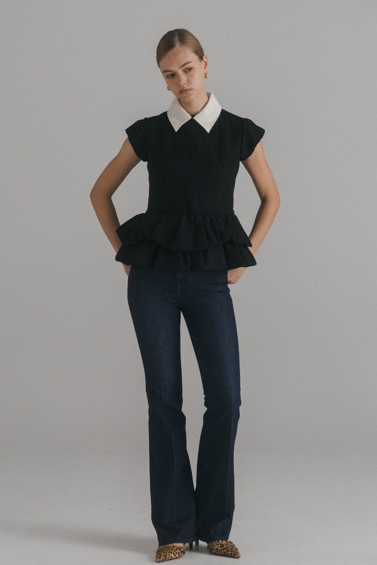 Leopold Peplum Top