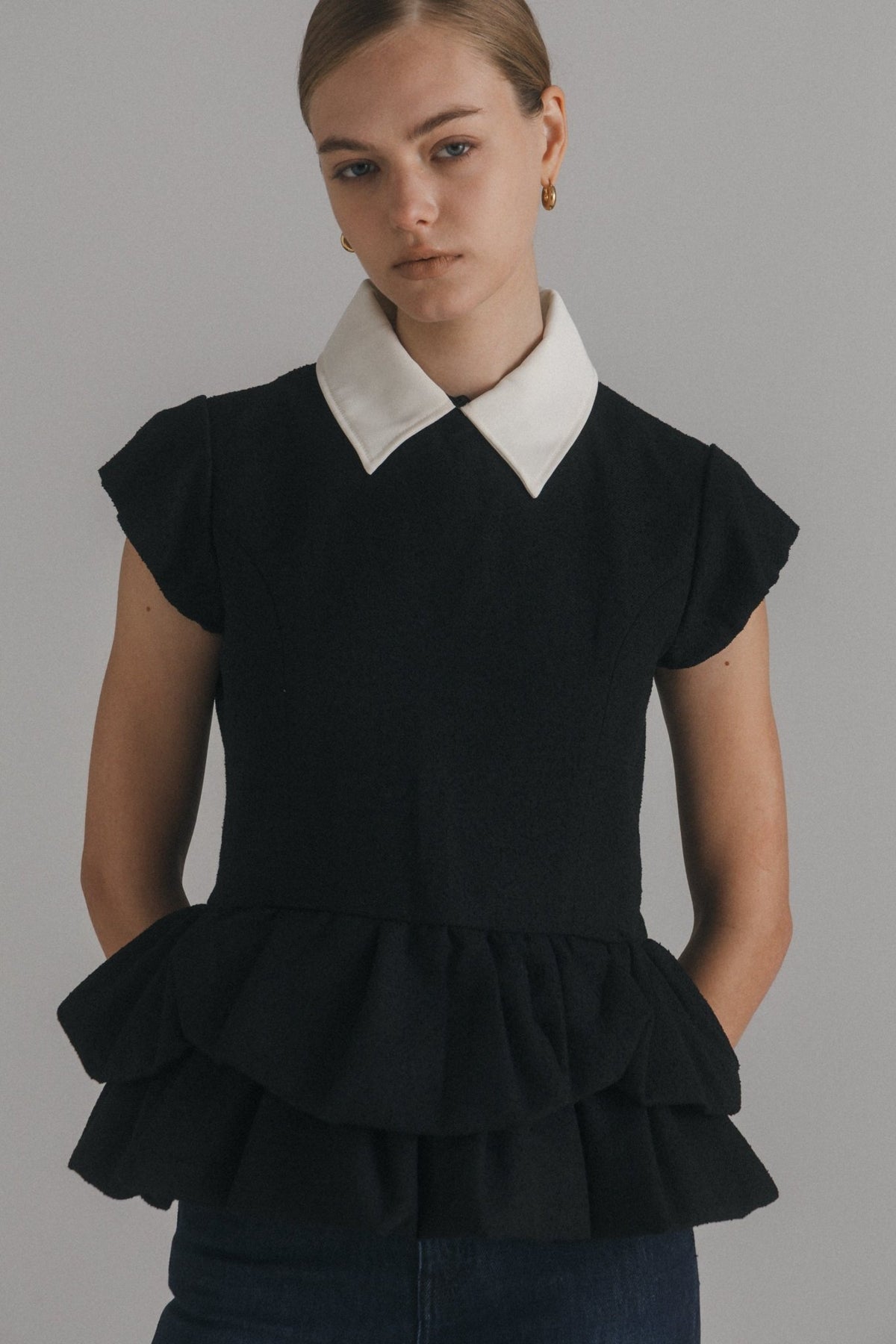 Leopold Peplum Top