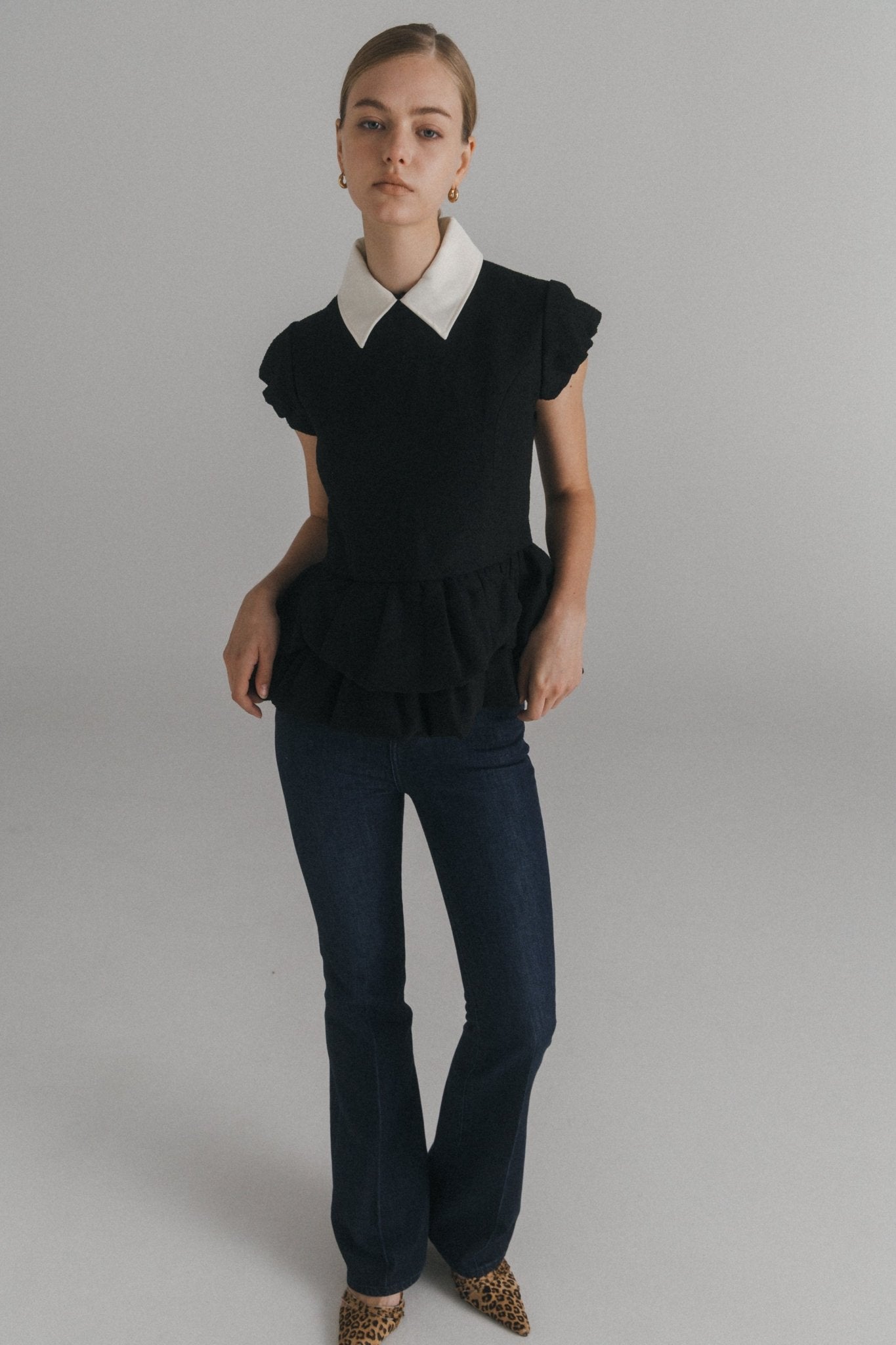 Leopold Peplum Top