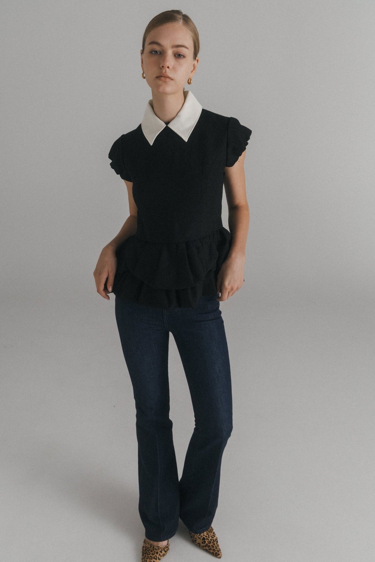 Leopold Peplum Top