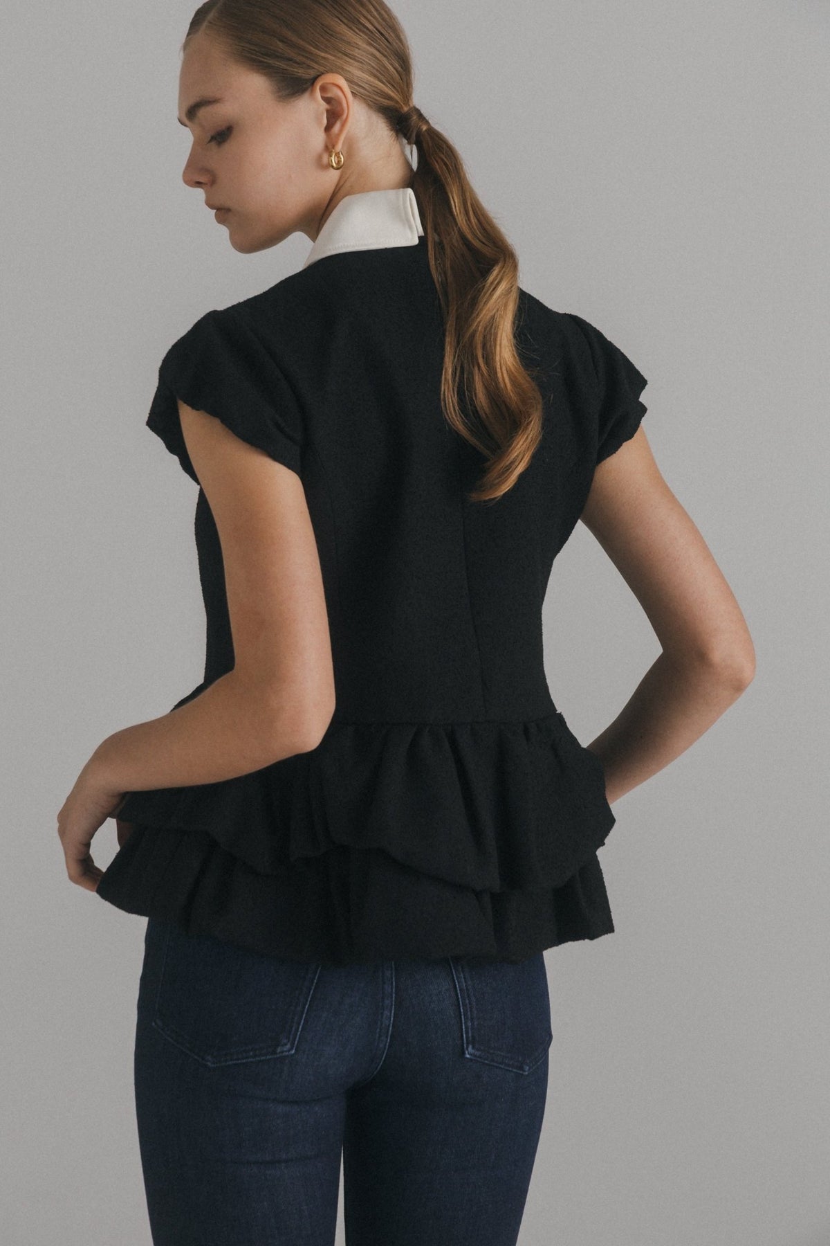 Leopold Peplum Top