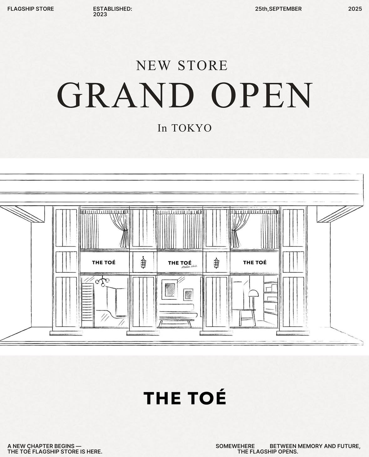 THE TOÉ FLAGSHIP STORE GRAND OPEN PRIORITY ENTRY TICKET