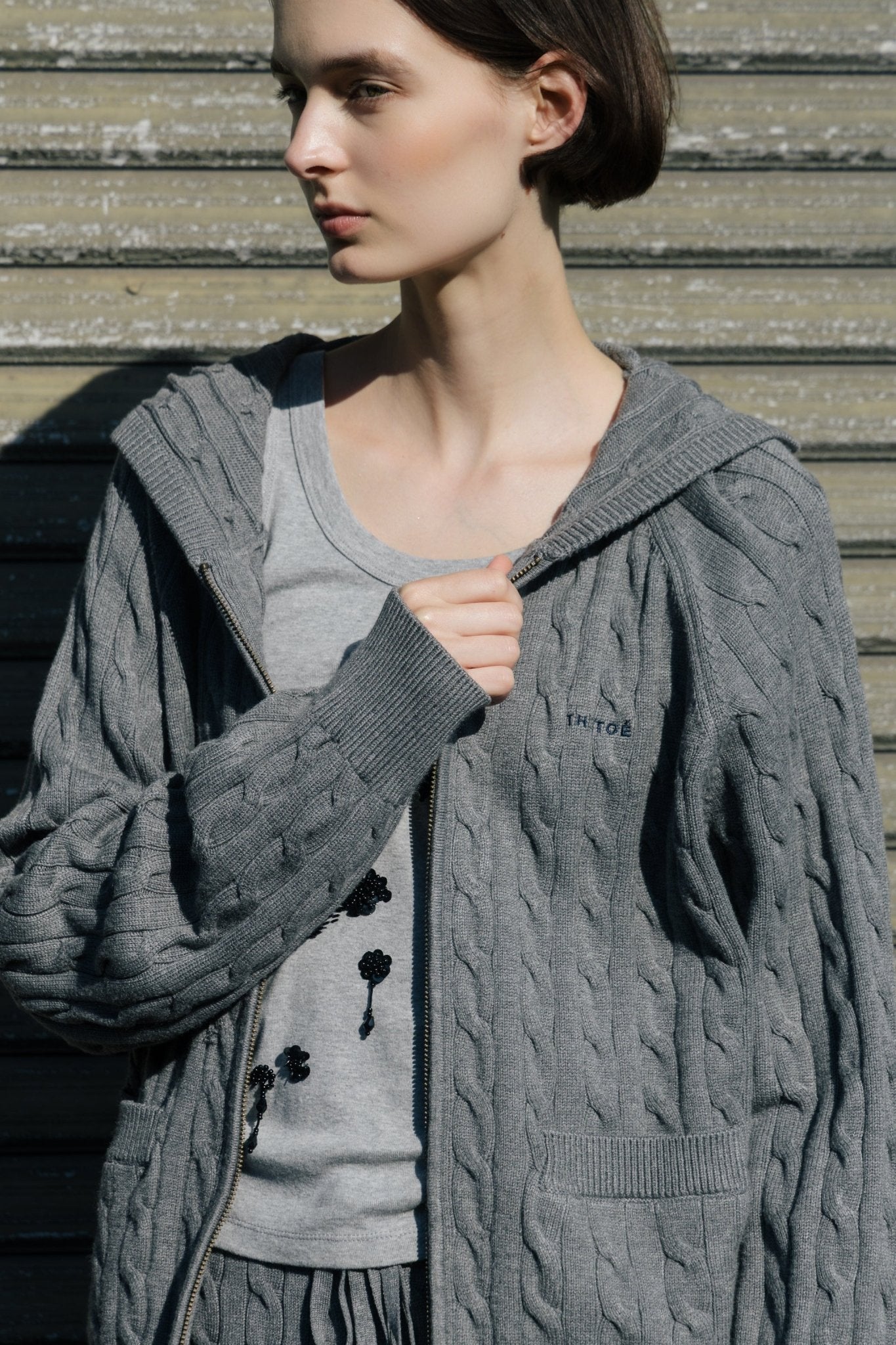 TOÉ Zip-Up Hoodie