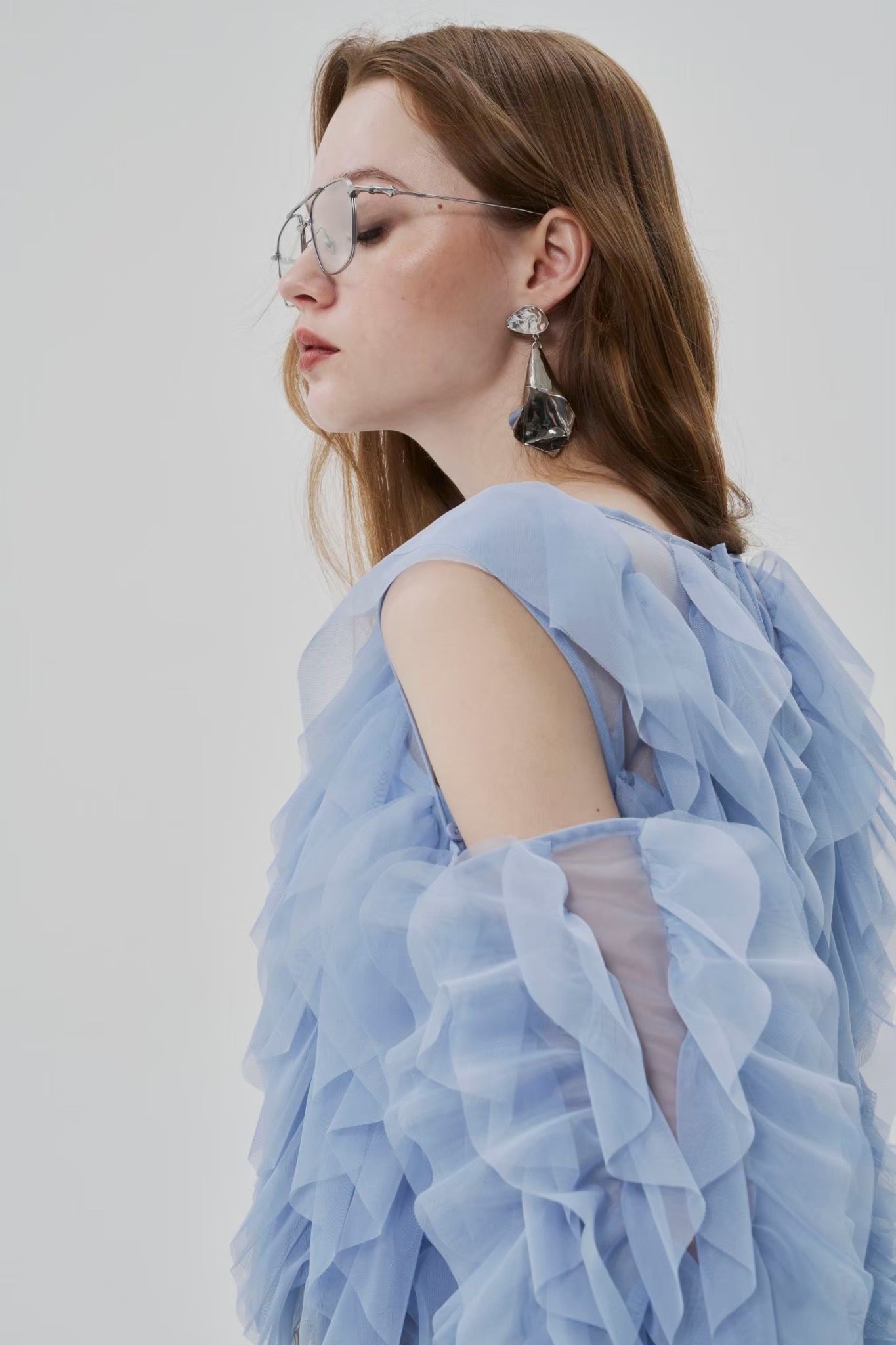 Gardenia Tulle Frill Tops