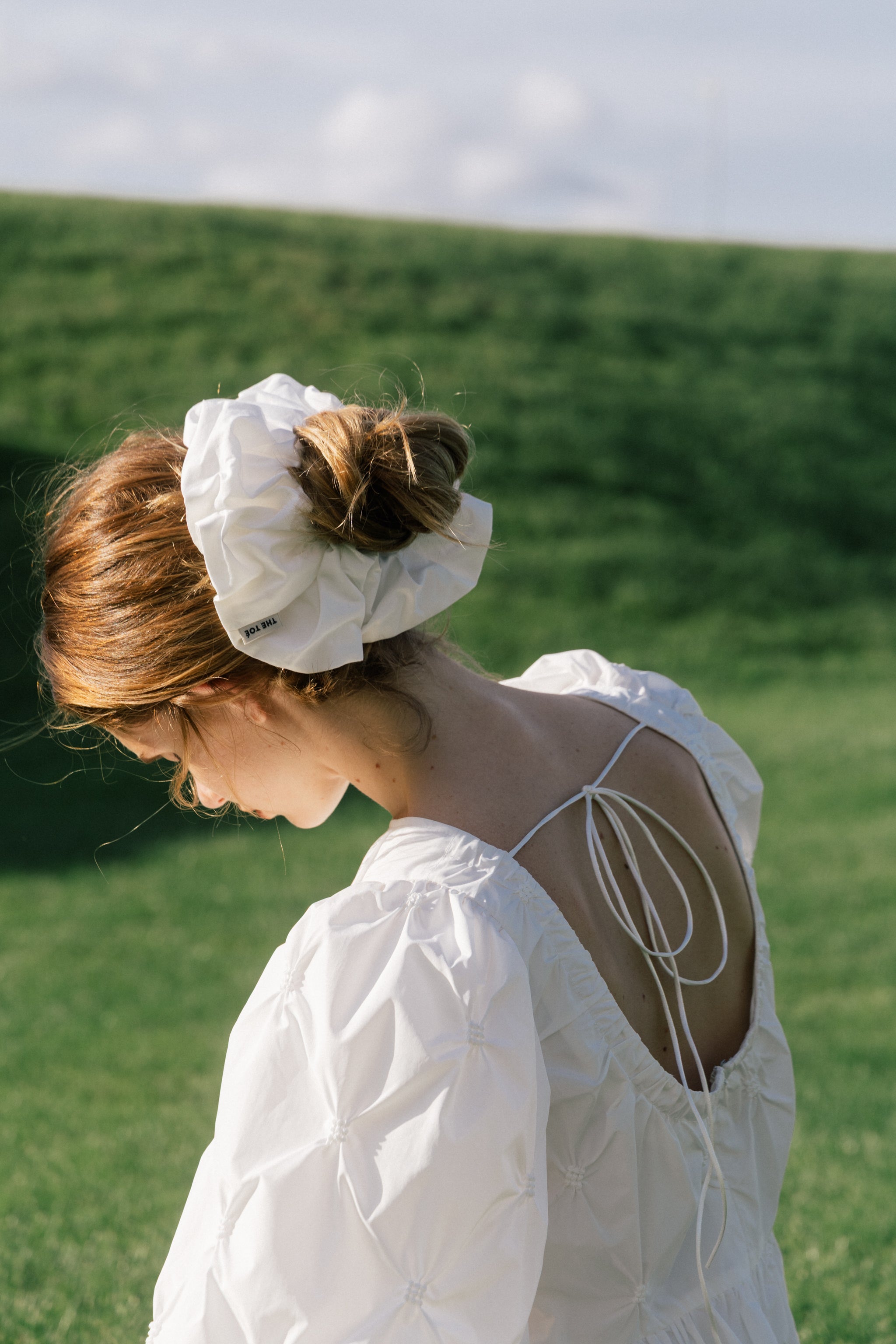 Naxos Poplin Scrunchie