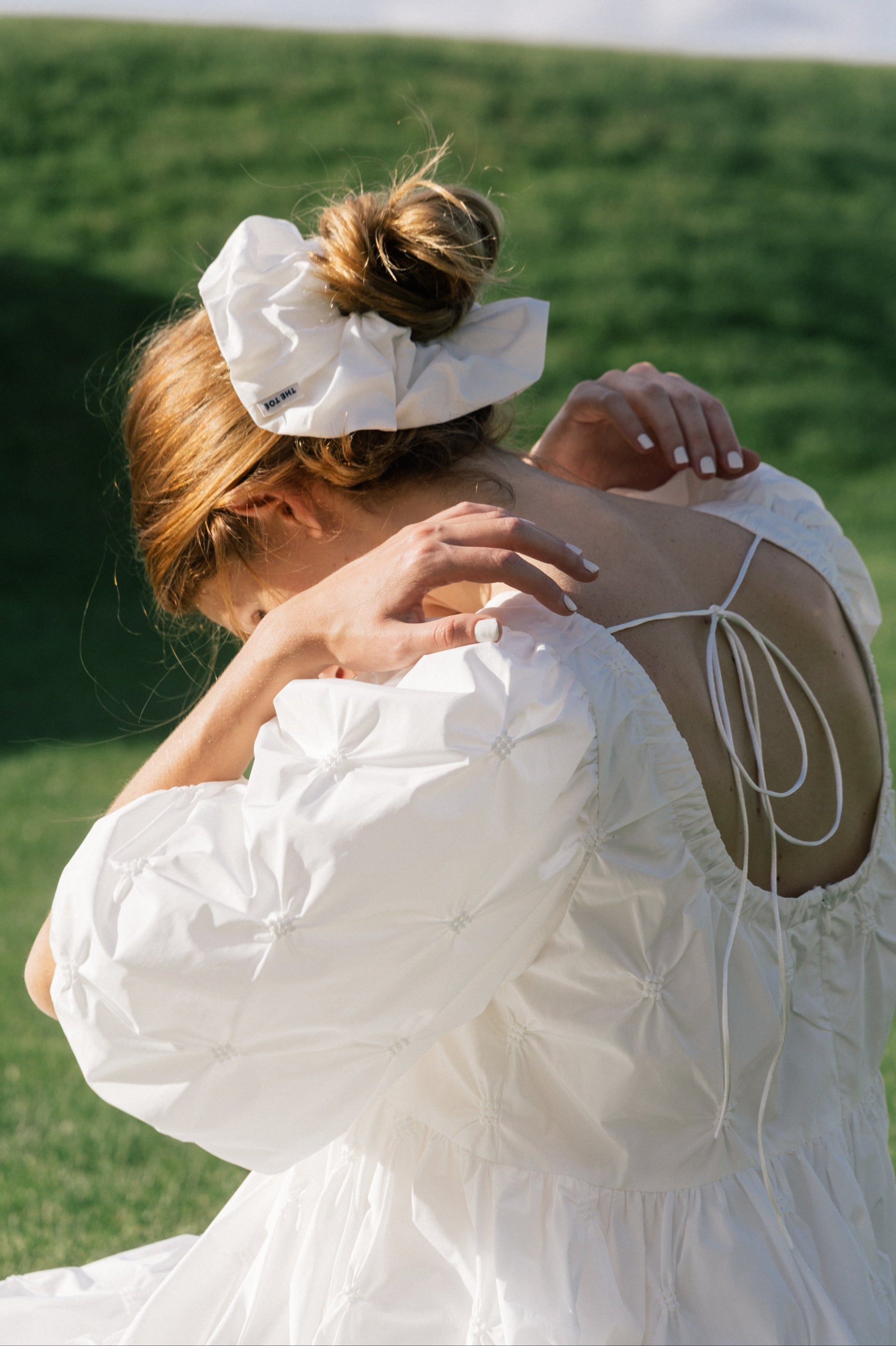 Naxos Poplin Scrunchie