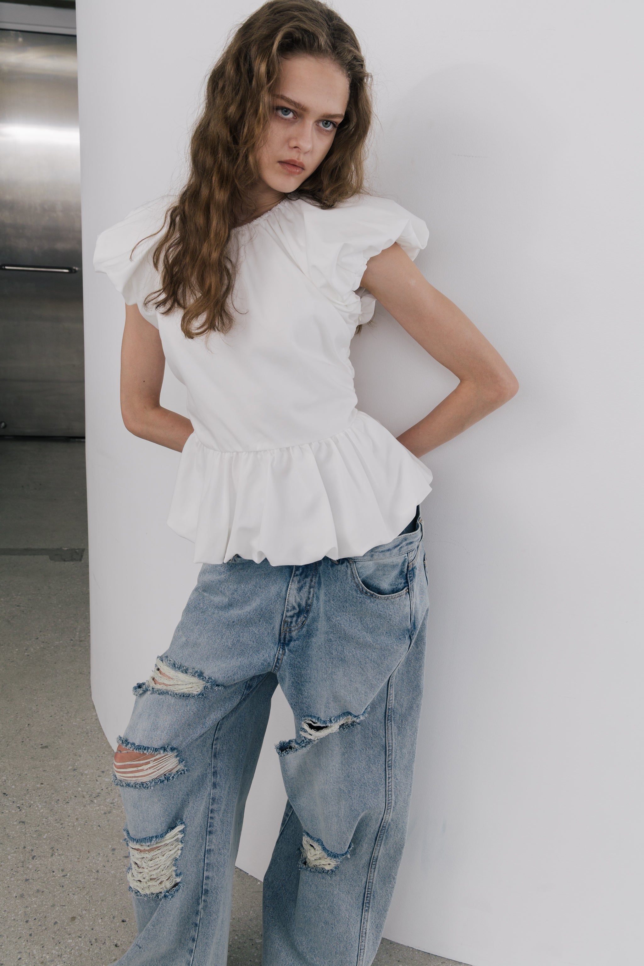 Lexington Double Belt Denim Pants
