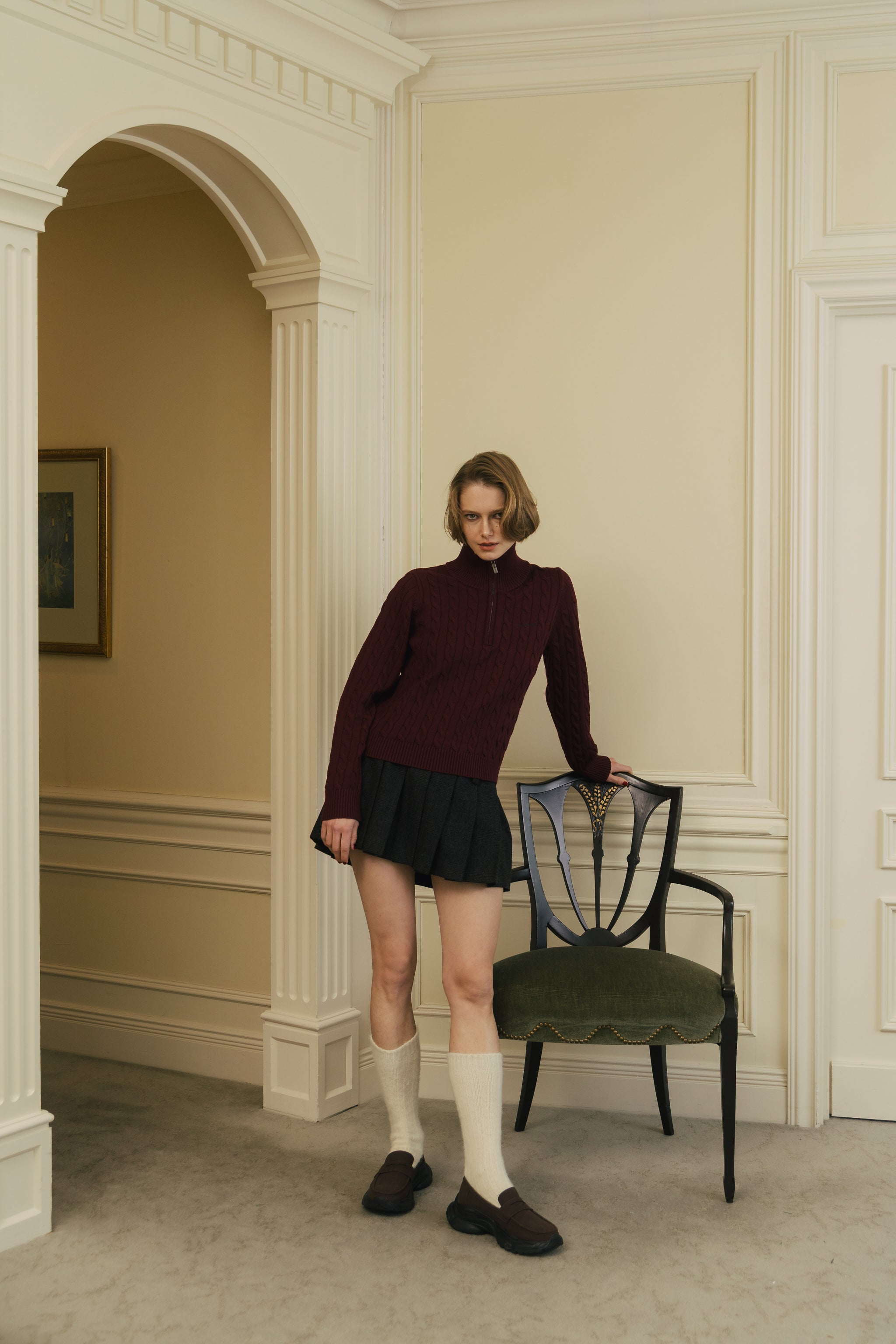 TOÉ Speyer Half Zip Knit