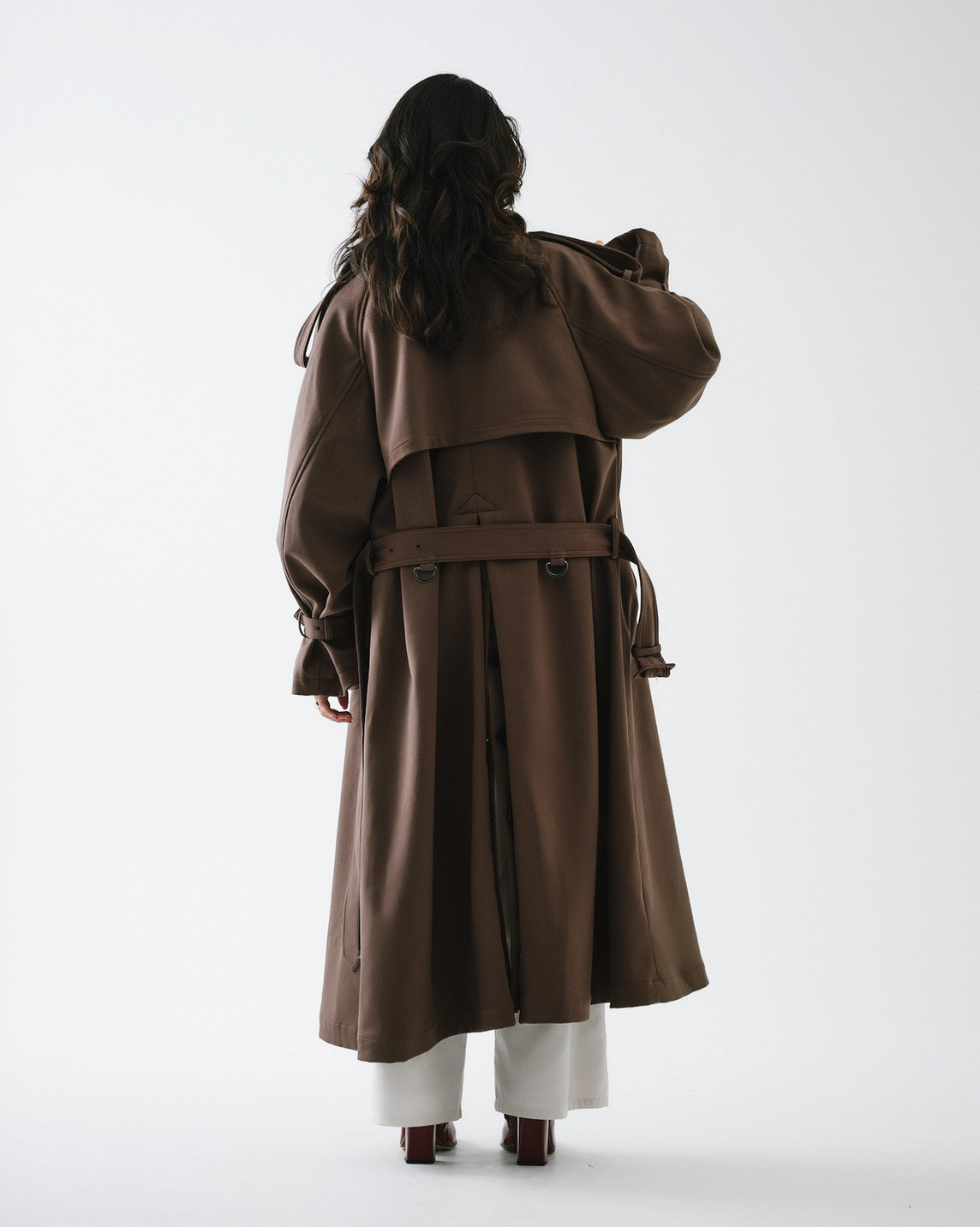 トレンチコートthe toe Avignon trench coat ブラウン