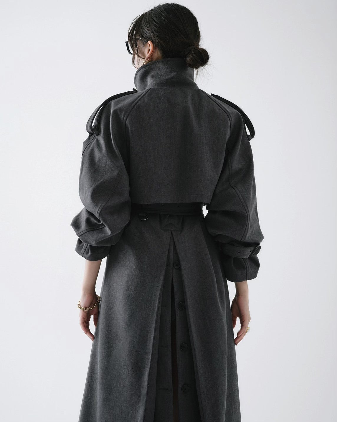 ザトーの出品一覧はこちらS THE TOÉ TOE AVIGNON TRENCH COAT ブラック